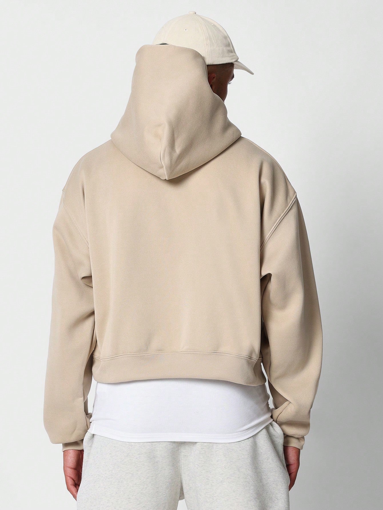 Overhead Crop Fit Essential Hoodie