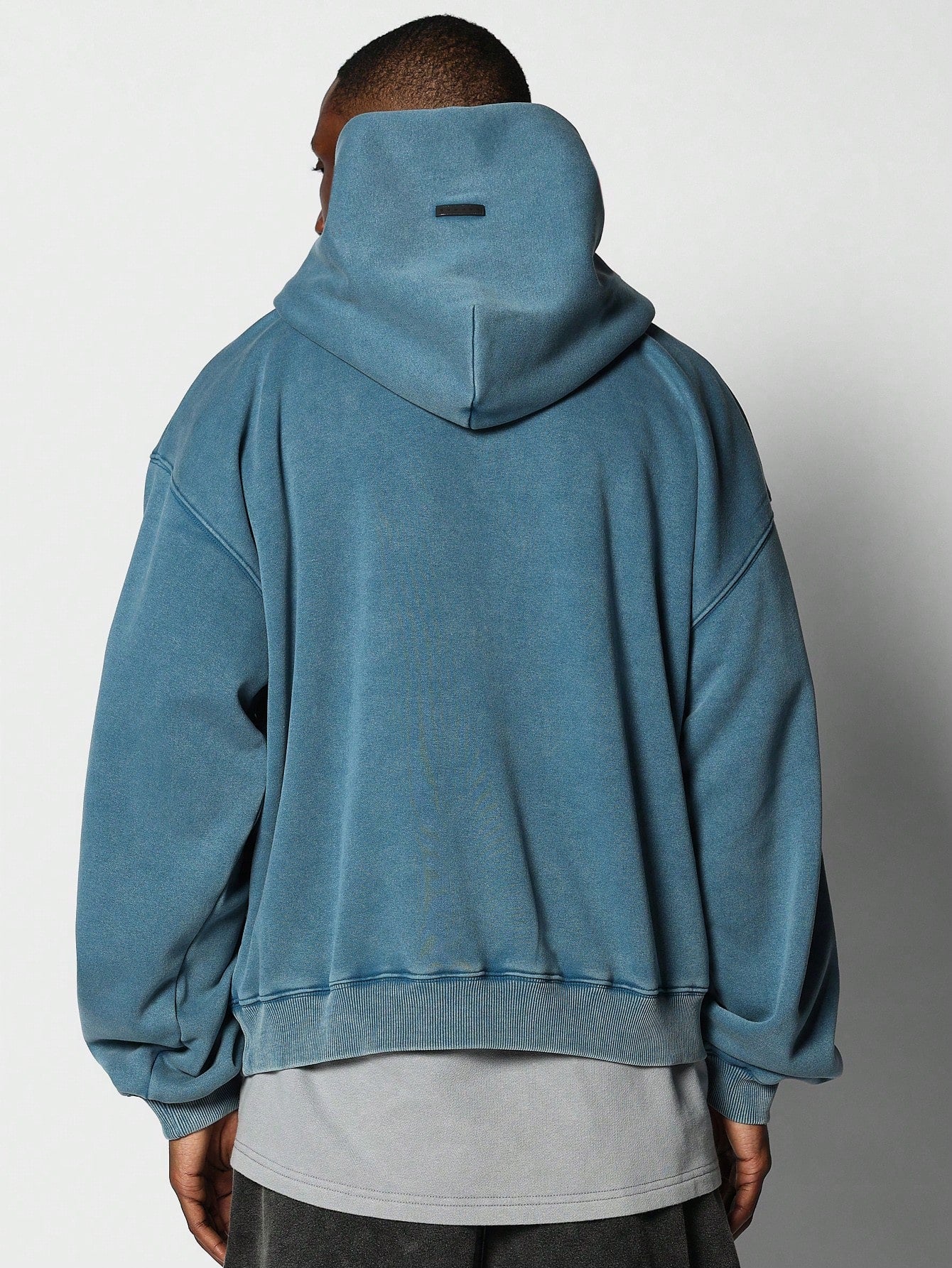 Overhead Washed Hoodie With Graphic Print