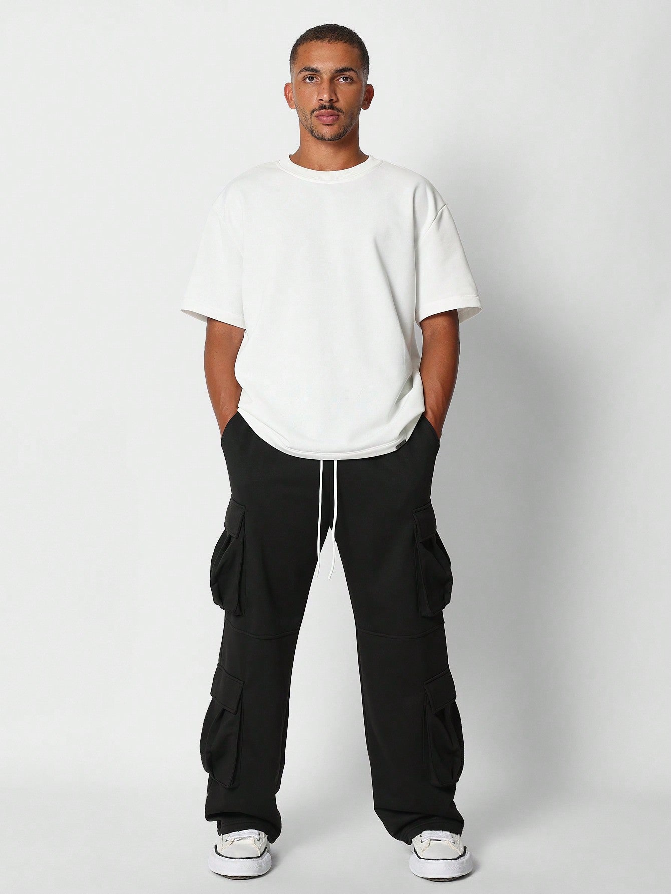 Loose Fit Baggy Heavyweight Cargo Jogger