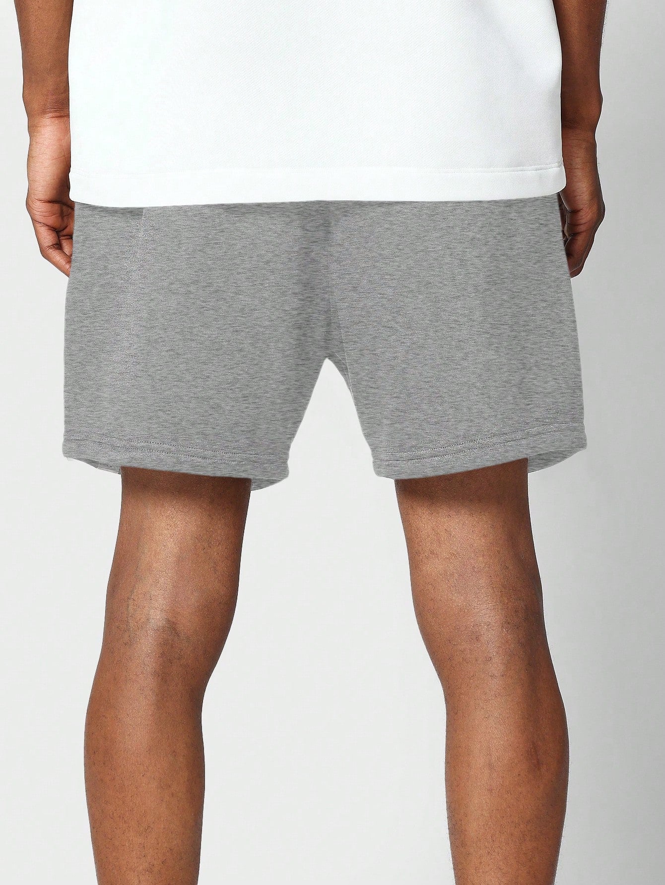 Drop Crotch Short With Front Graphic