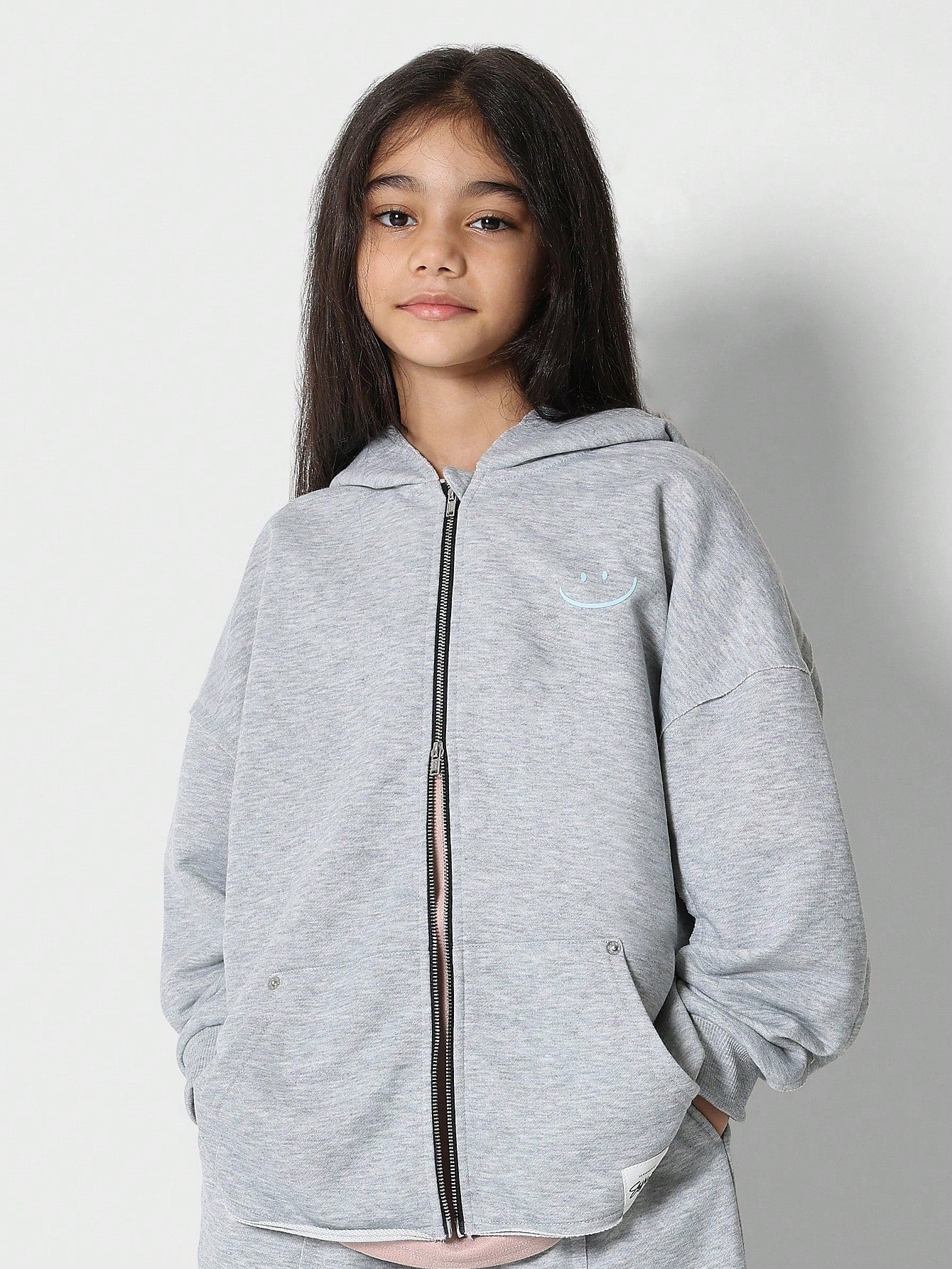 Tween Girls Zip Through Hoodie And Pant 2 Piece Set