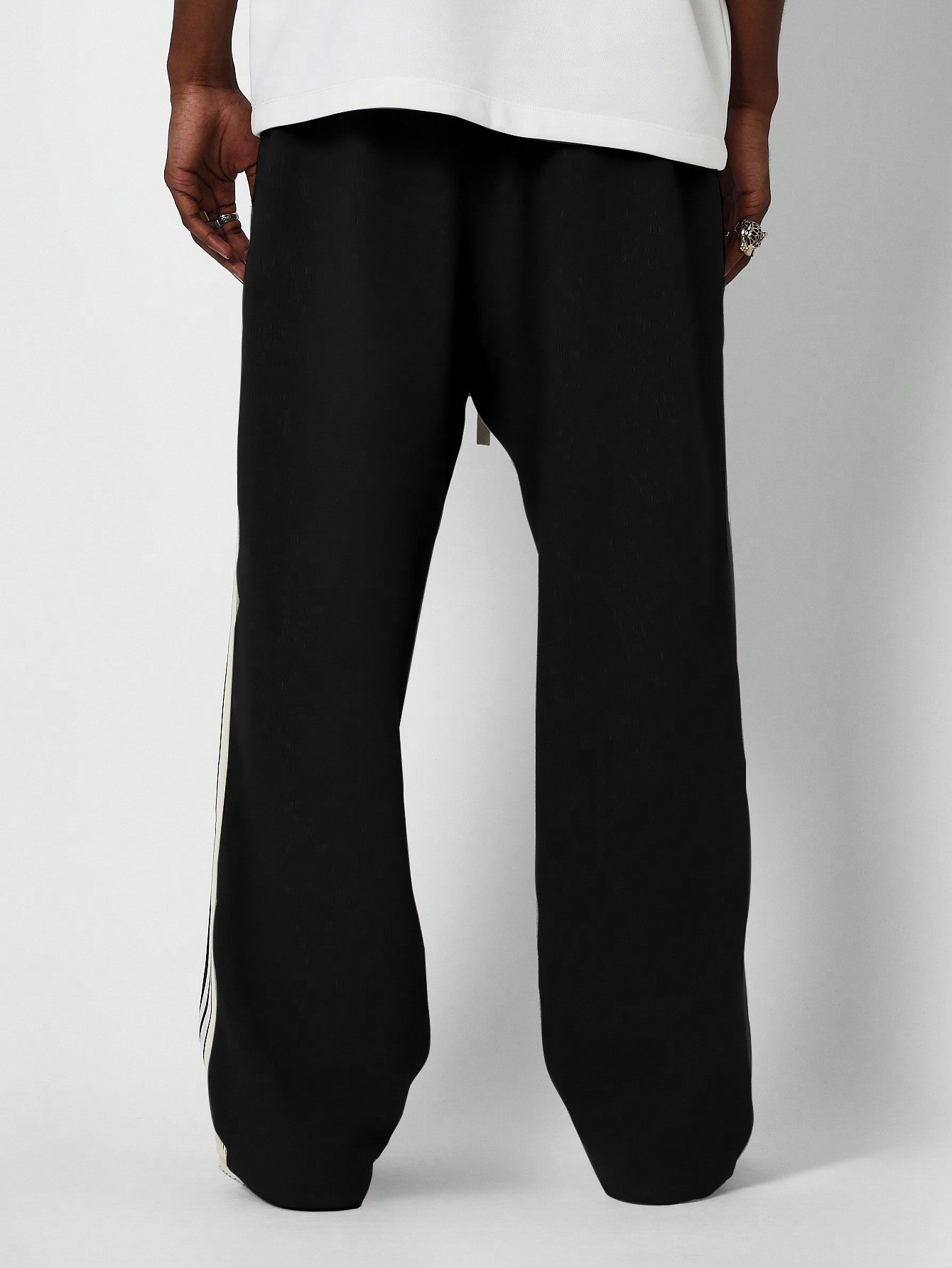 Straight Fit Jogger With Side Tape Detail