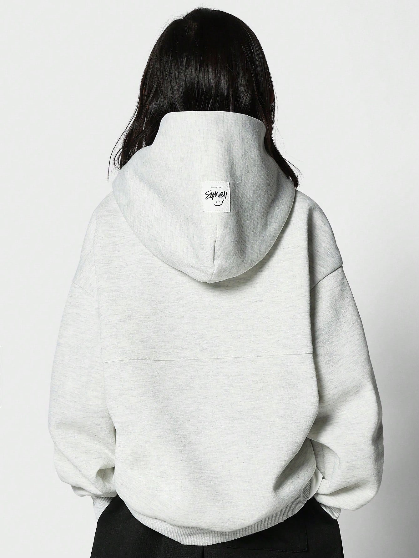 Tween Girls Overhead Hoodie With Embroidery