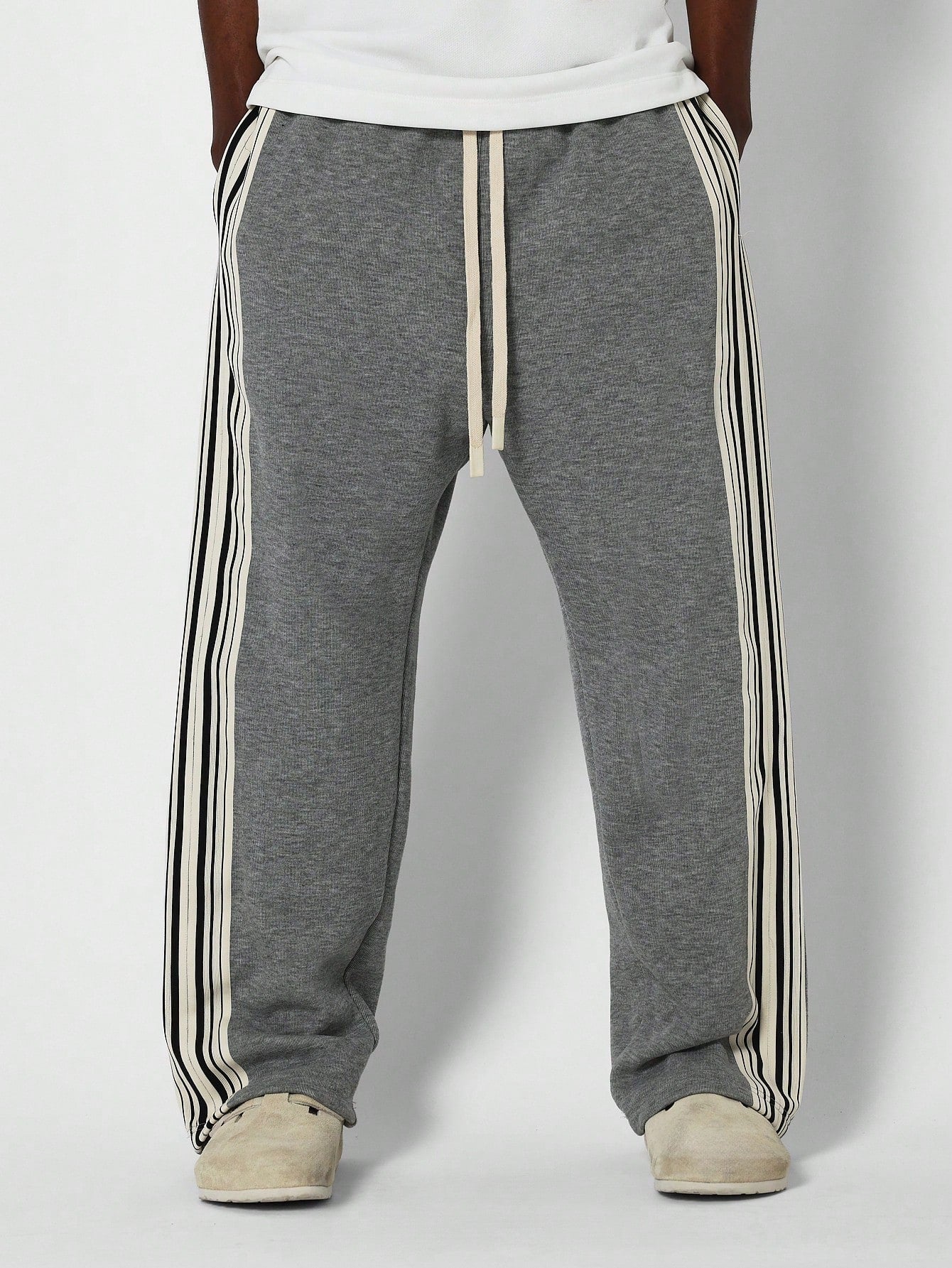 Straight Fit Jogger With Side Tape Detail