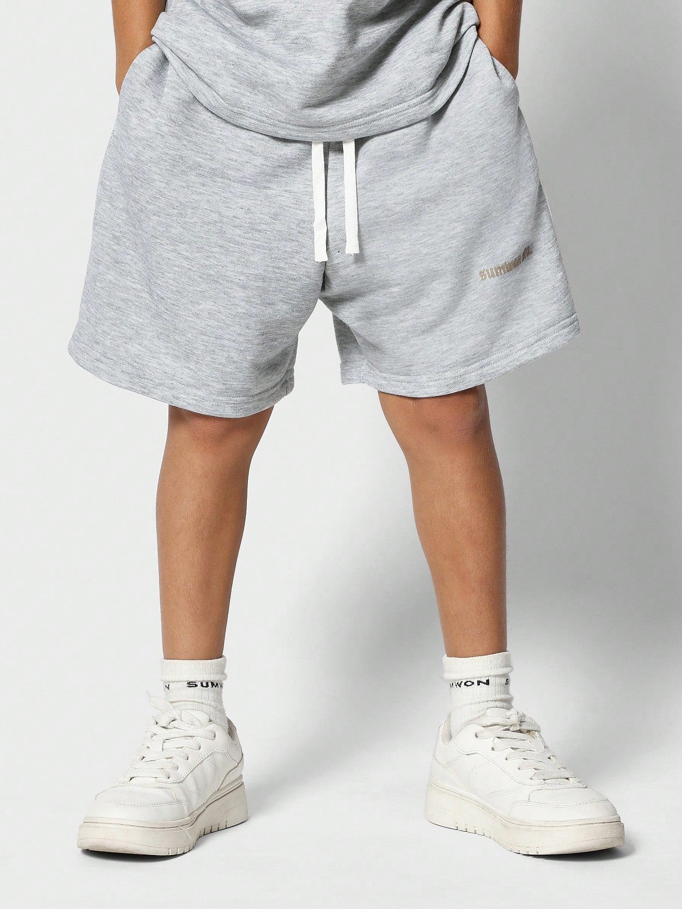 Tween Boys Oversized Fit Tee And Short 2 Piece Set