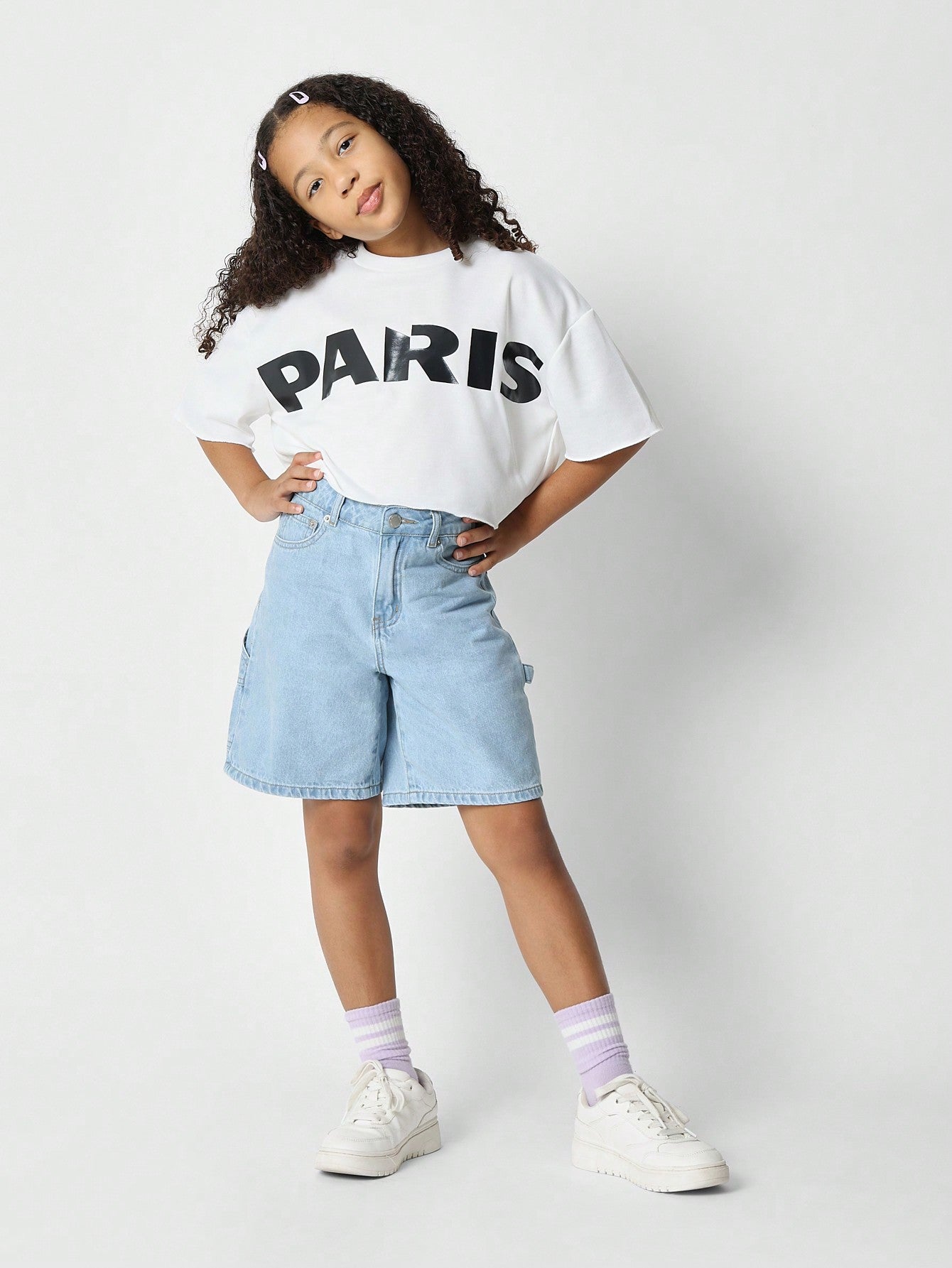 Tween Girls Denim Short