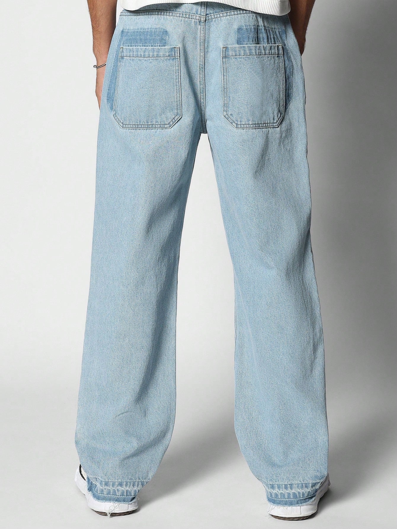 Flare Fit Jean With Star Insert Detail