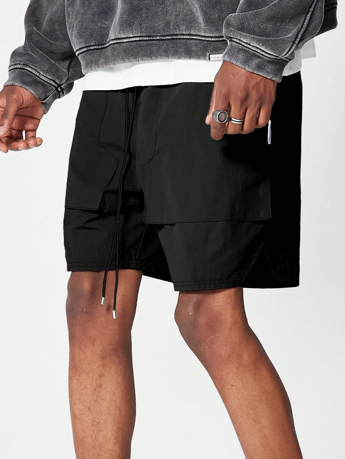 Nylon Short With Cargo Pockets