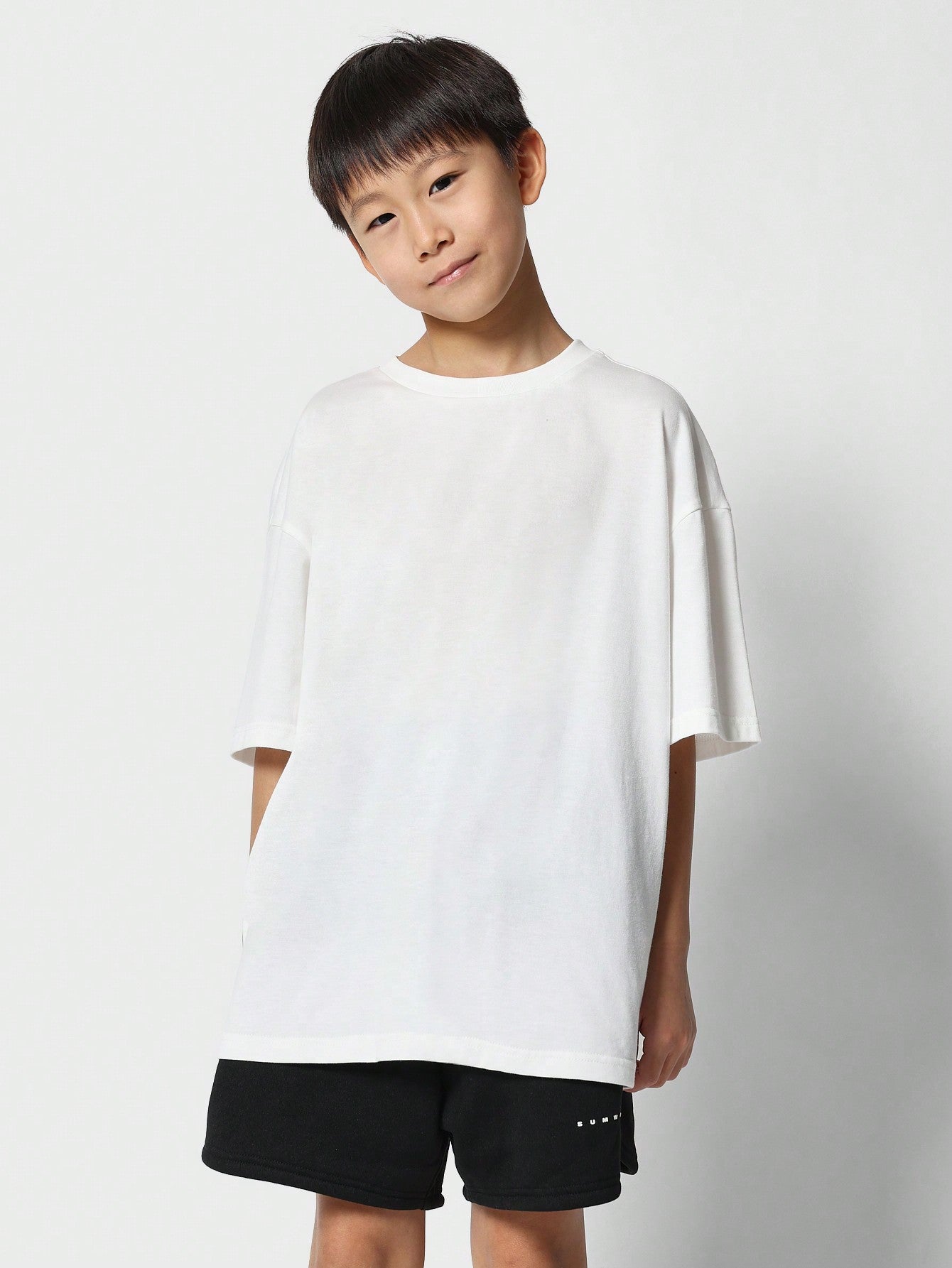 Tween Boys Drop Shoulder Oversized Fit Tee