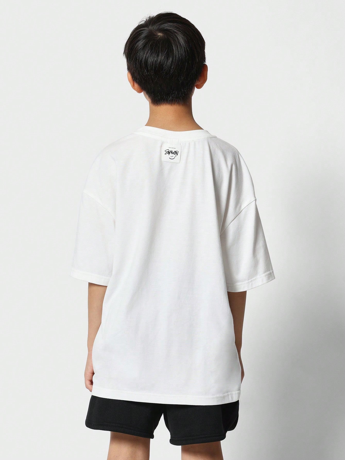 Tween Boys Drop Shoulder Oversized Fit Tee