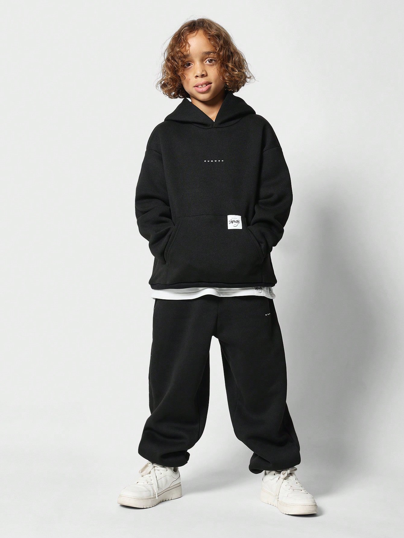 Tween Boys Overhead Hoodie And Joggers 2 Piece Set