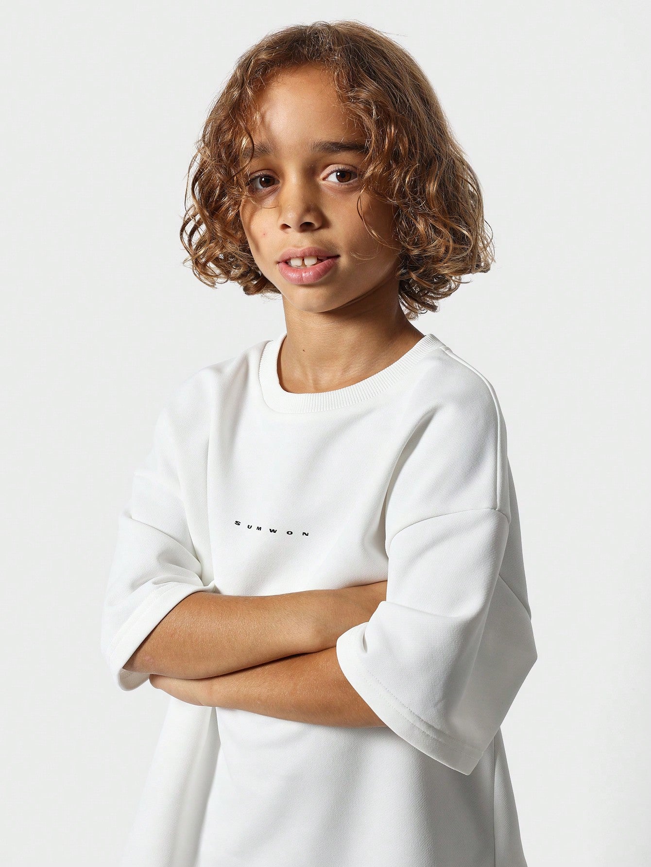 Tween Boys Heavyweight Oversized Fit Essential Tee