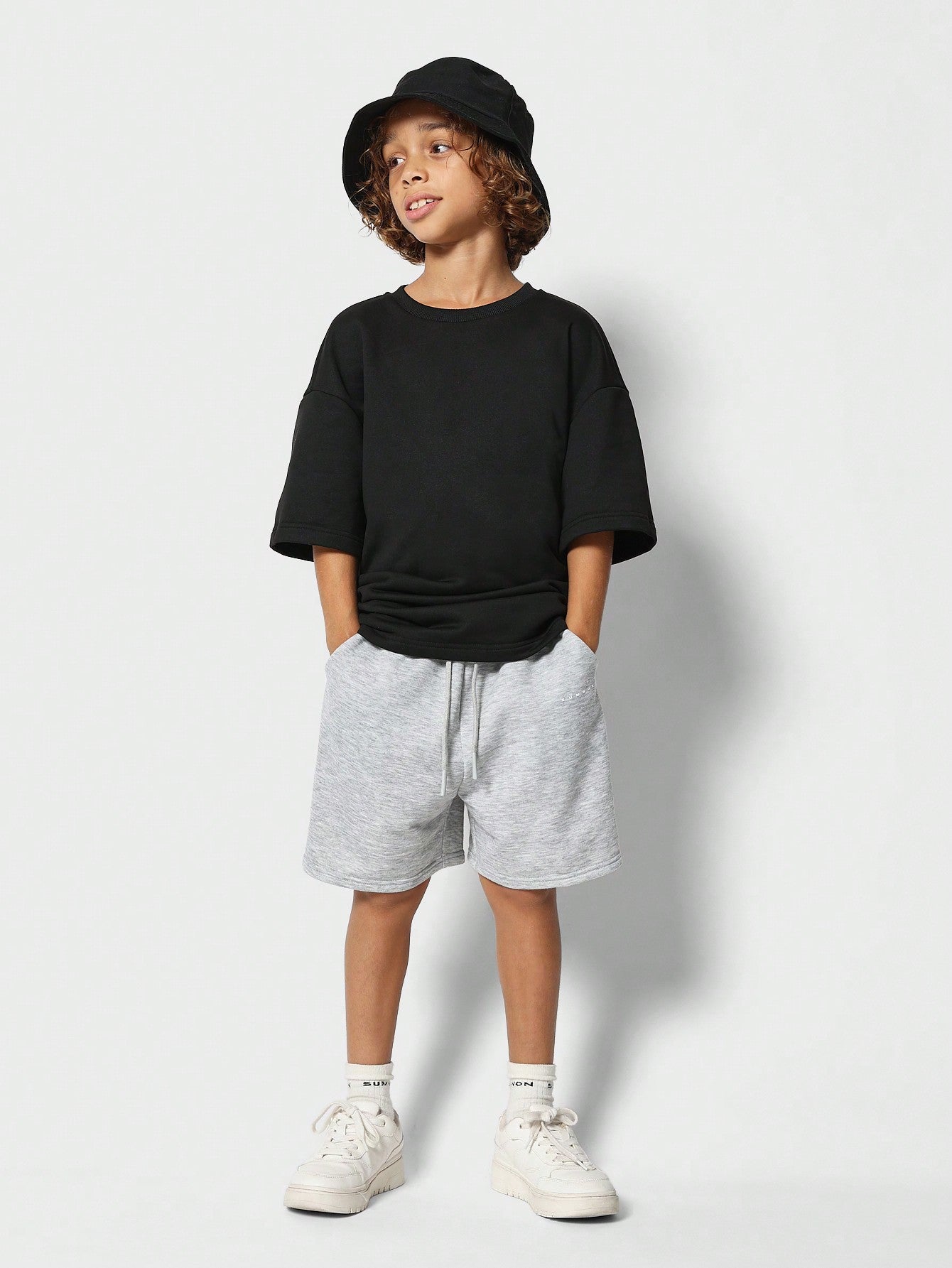 Tween Boys Drop Crotch Essential Short