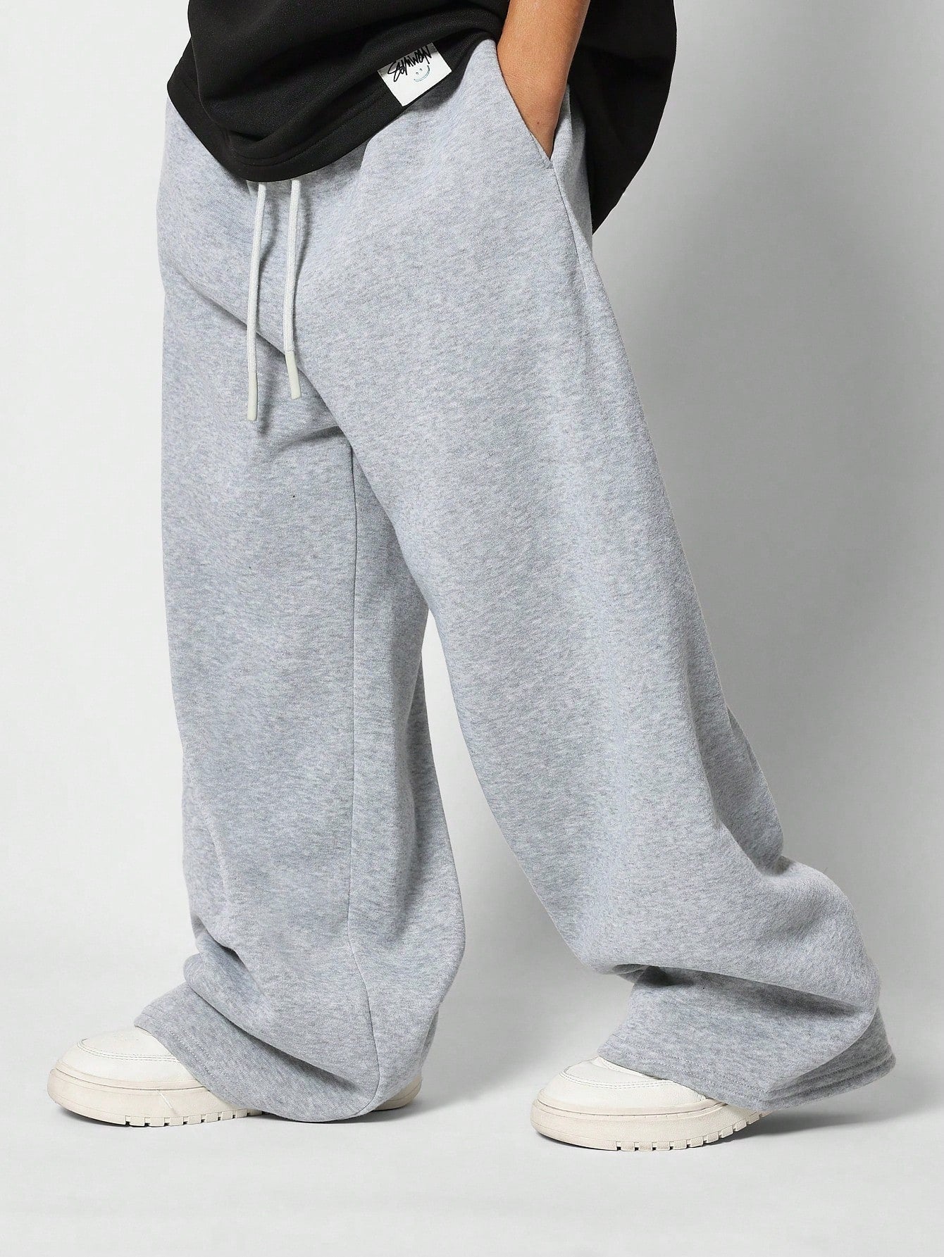 Tween Boys Drop Crotch Baggy Fit Sweatpants