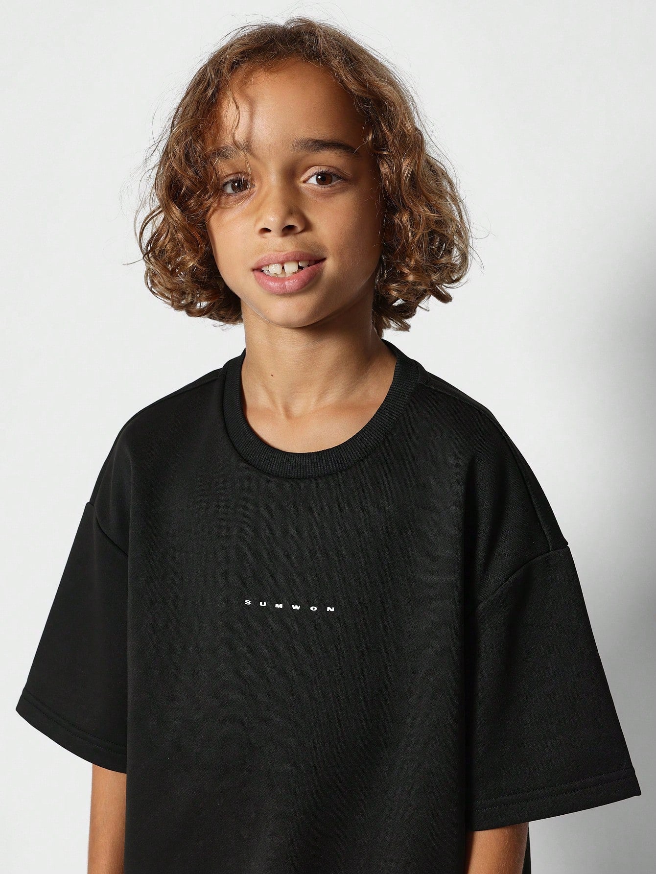 Tween Boys Heavyweight Oversized Fit Essential Tee