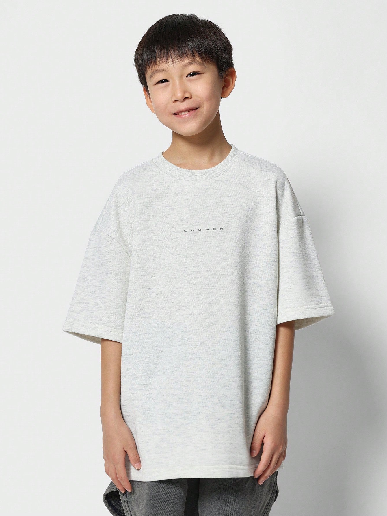 Tween Boys Heavyweight Oversized Fit Essential Tee