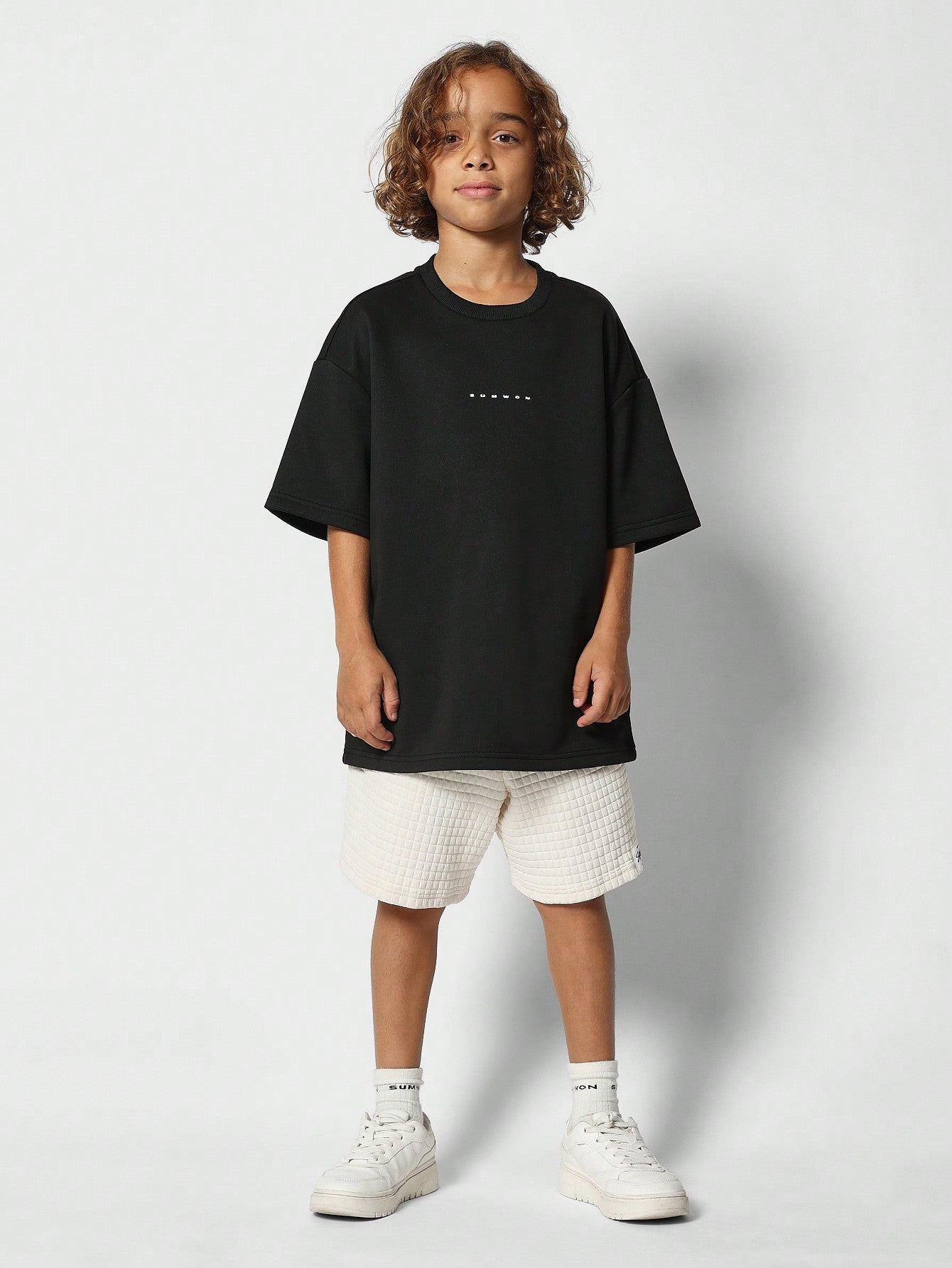 Tween Boys Heavyweight Oversized Fit Essential Tee