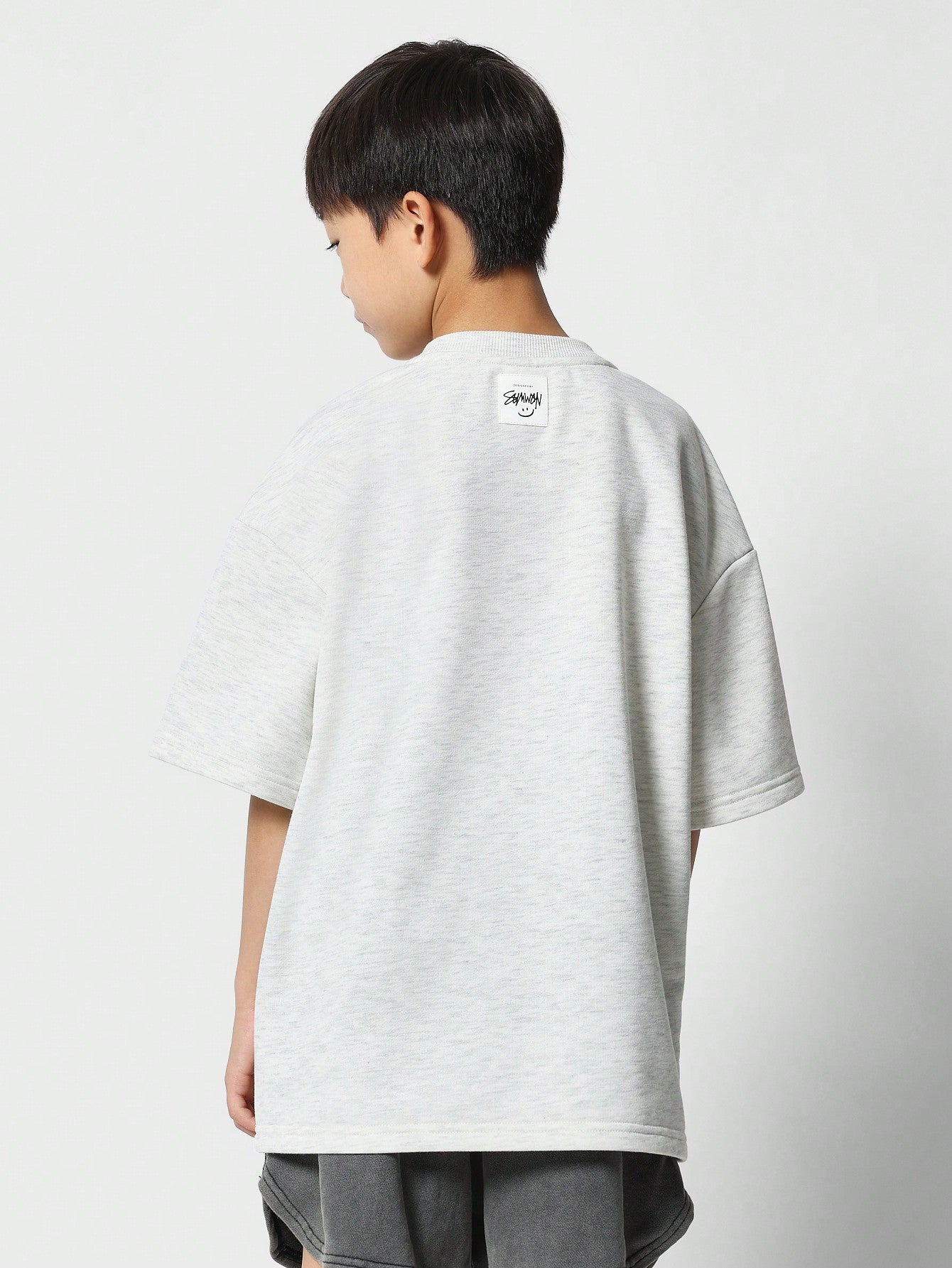 Tween Boys Heavyweight Oversized Fit Essential Tee