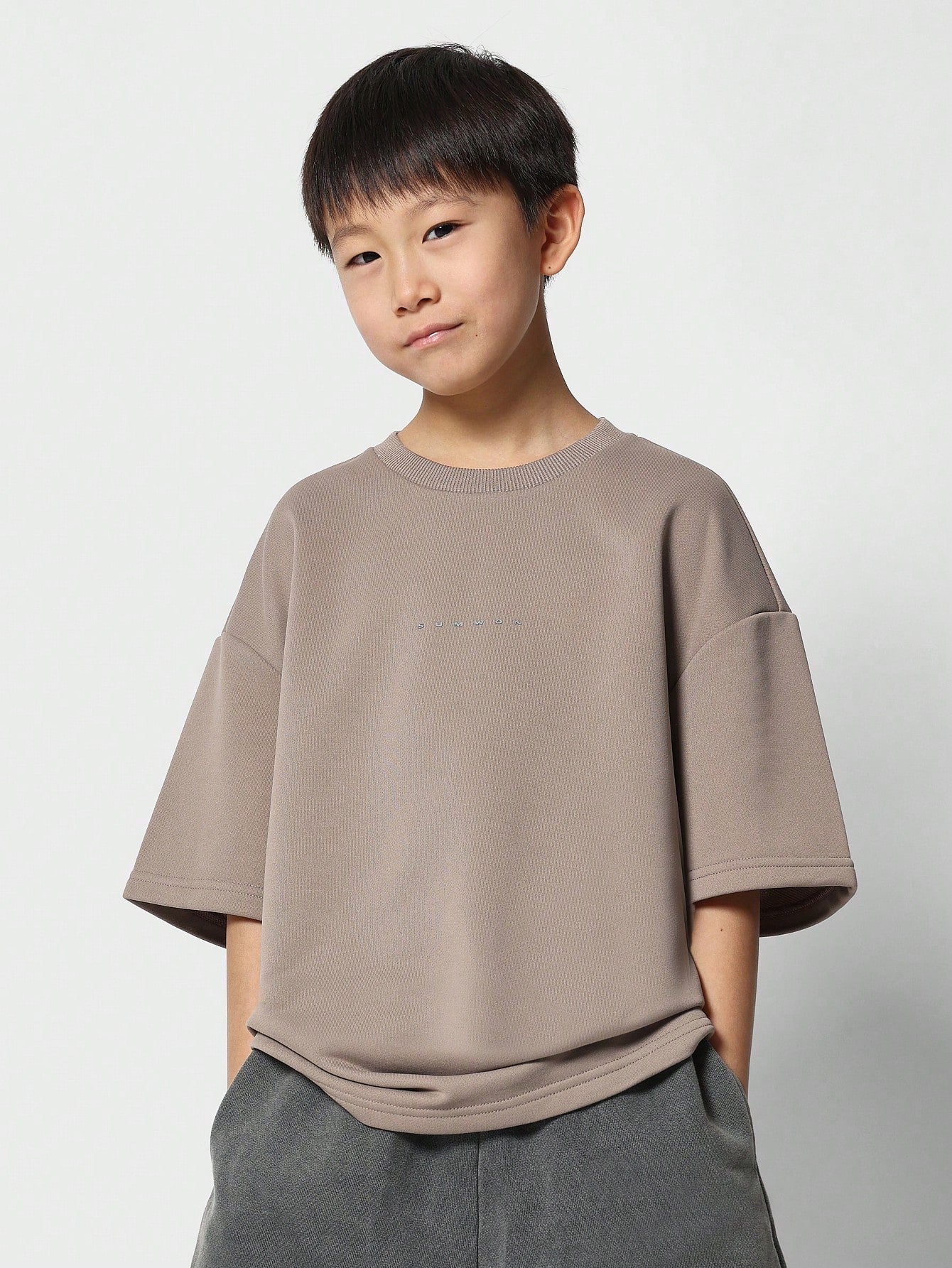 Tween Boys Heavyweight Oversized Fit Essential Tee