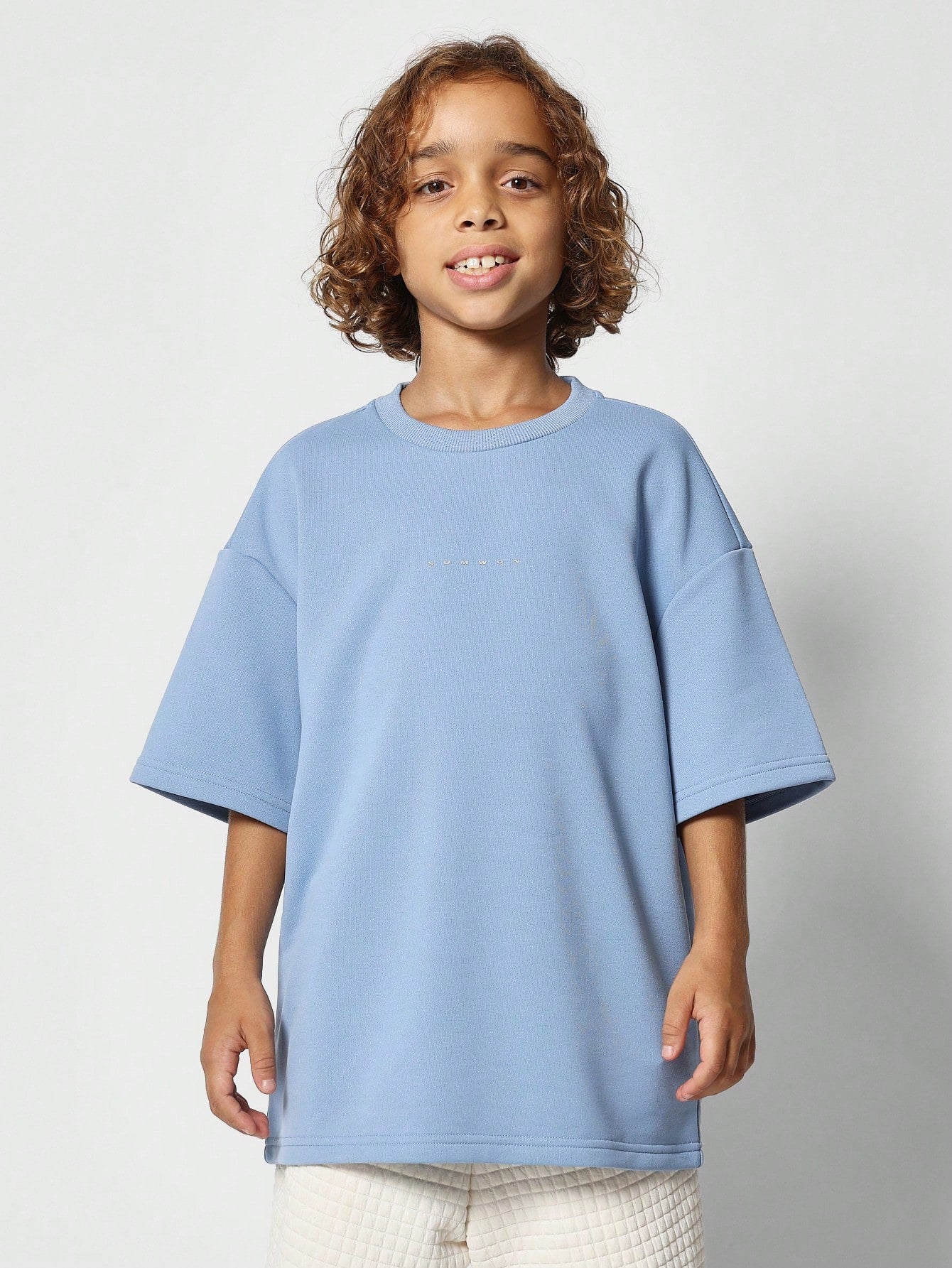 Tween Boys Heavyweight Oversized Fit Essential Tee