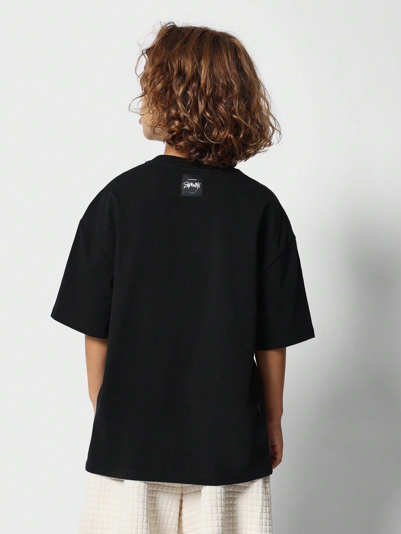 Tween Boys Drop Shoulder Oversized Fit Tee