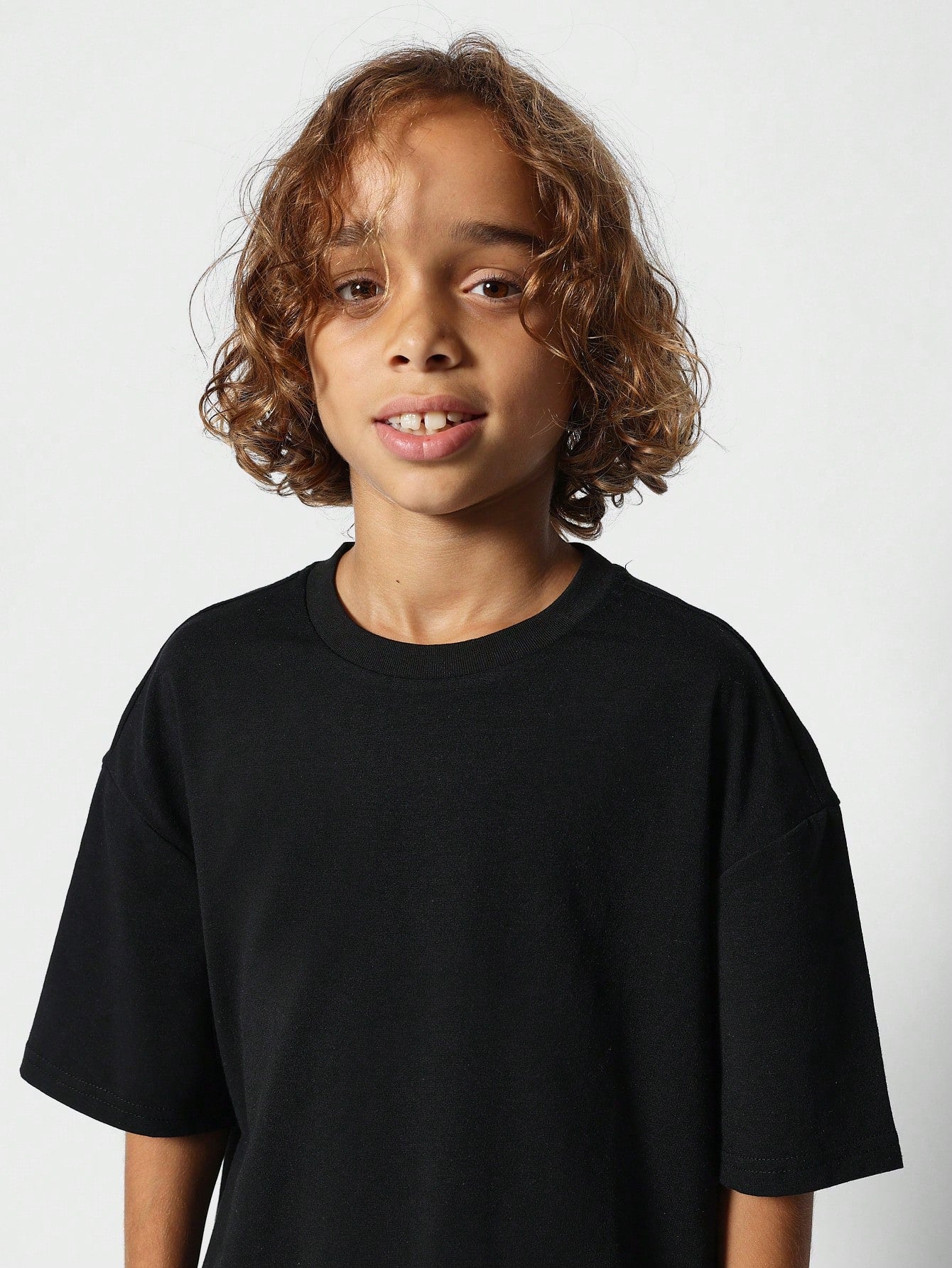 Tween Boys Drop Shoulder Oversized Fit Tee