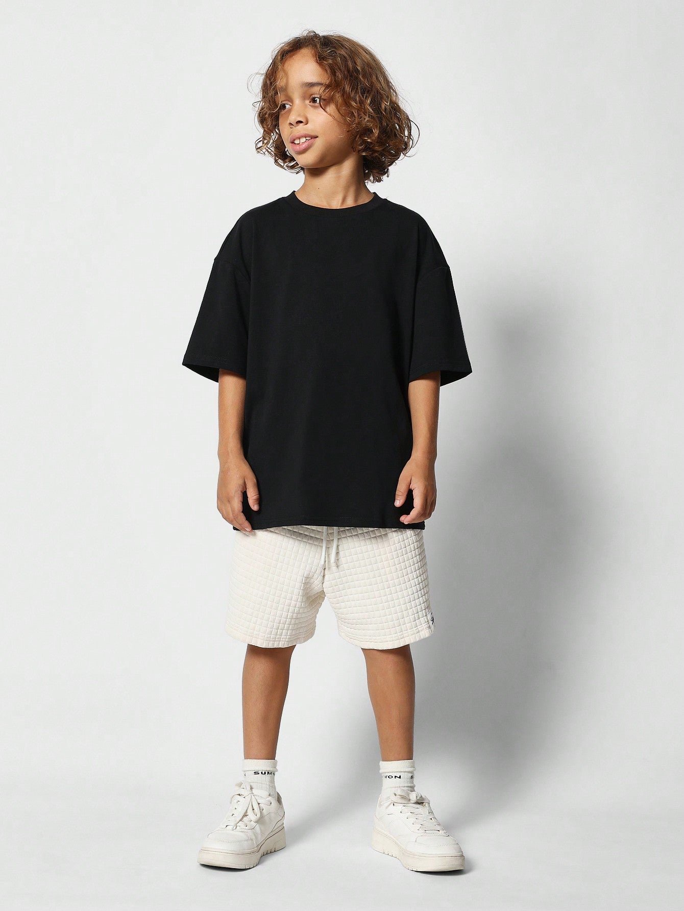 Tween Boys Drop Shoulder Oversized Fit Tee