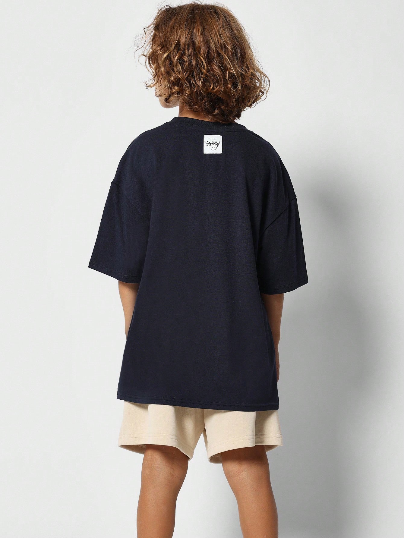 Tween Boys Drop Shoulder Oversized Fit Tee