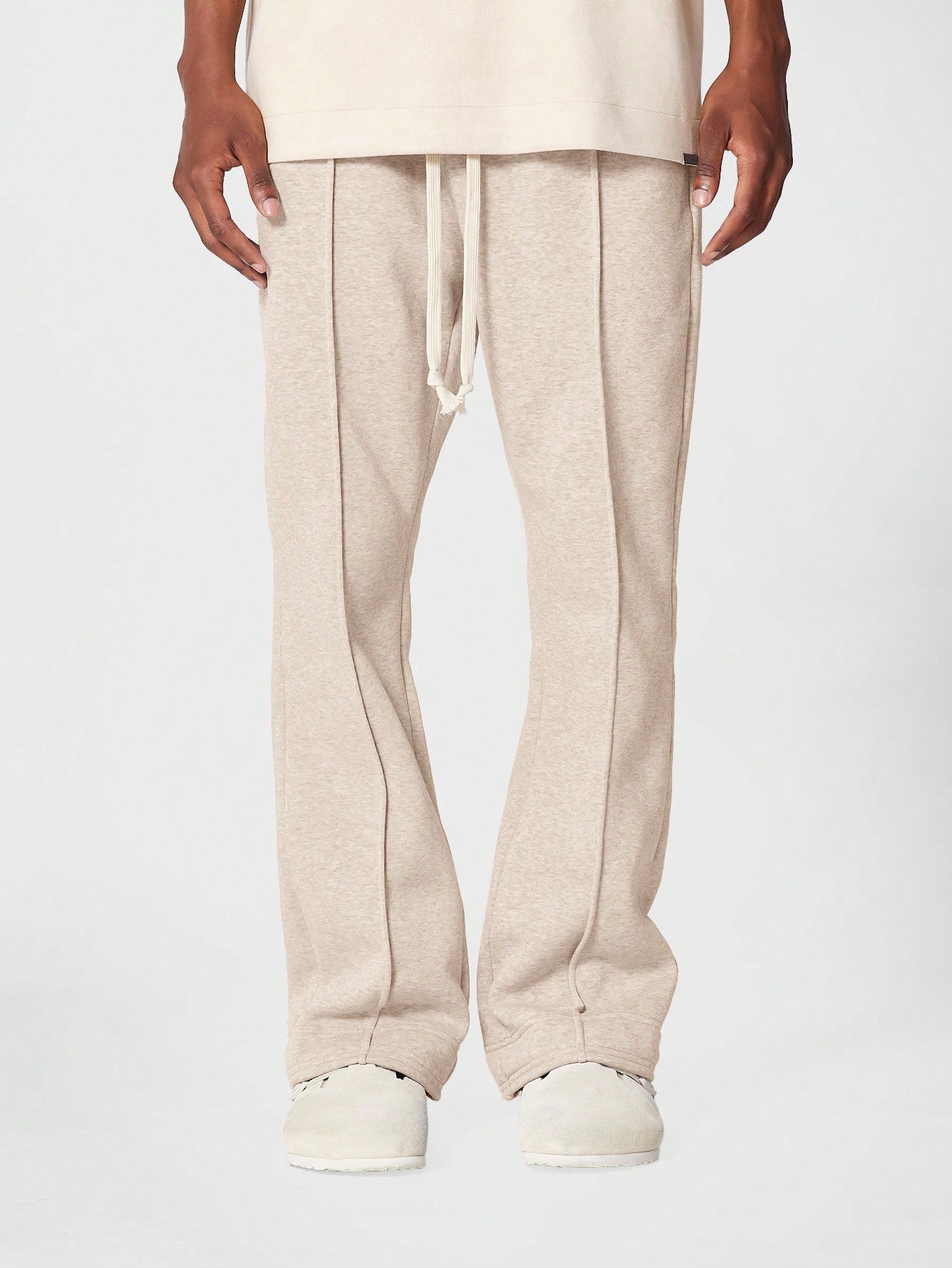 Flare Fit Pleated Jogger