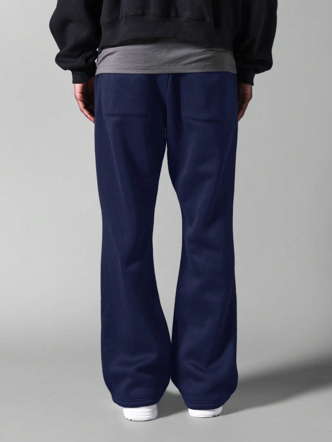 Flare Fit Sweatpants With Drawcords