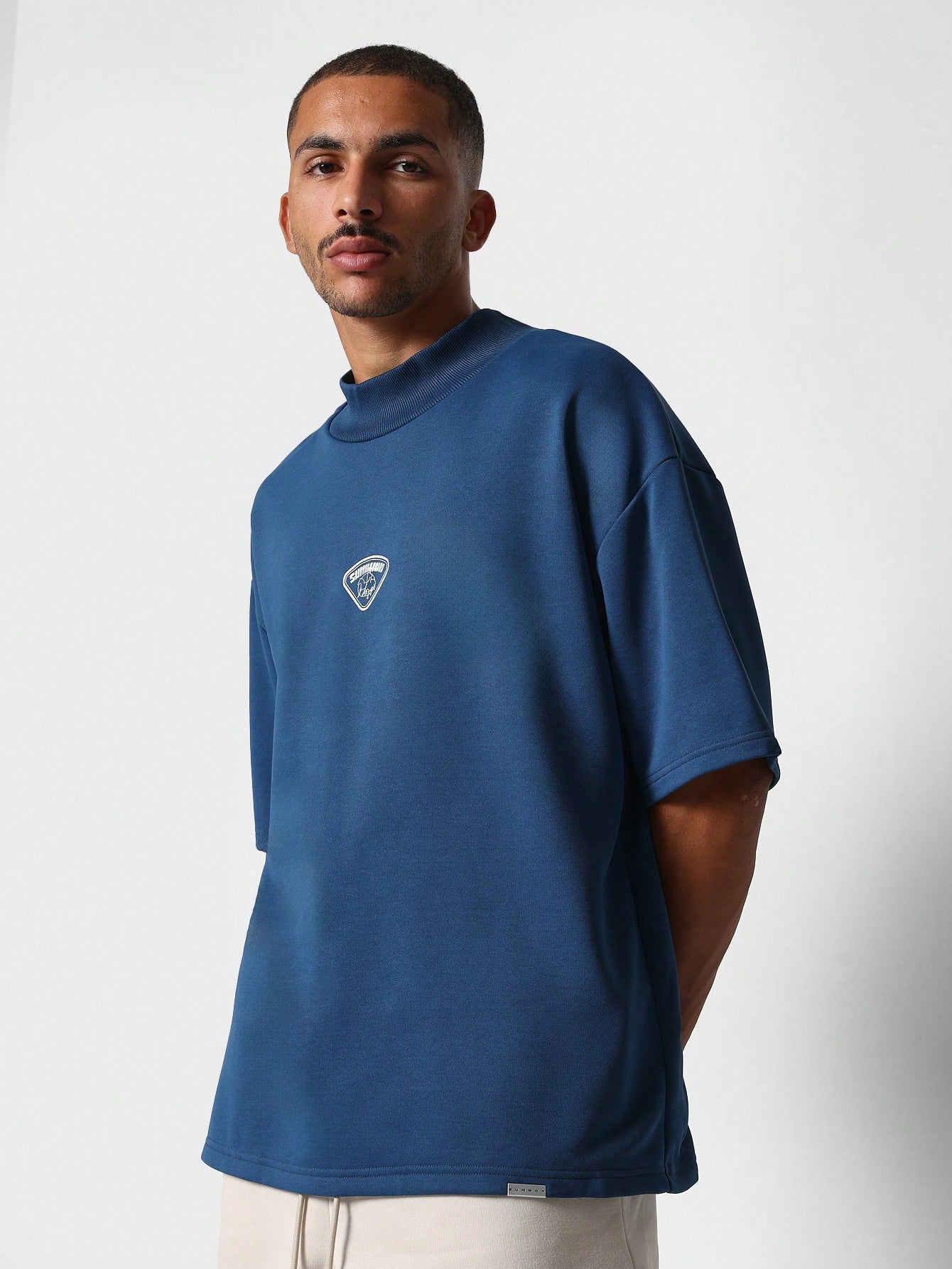 Polo Neck Heavyweight Oversized Fit Tee