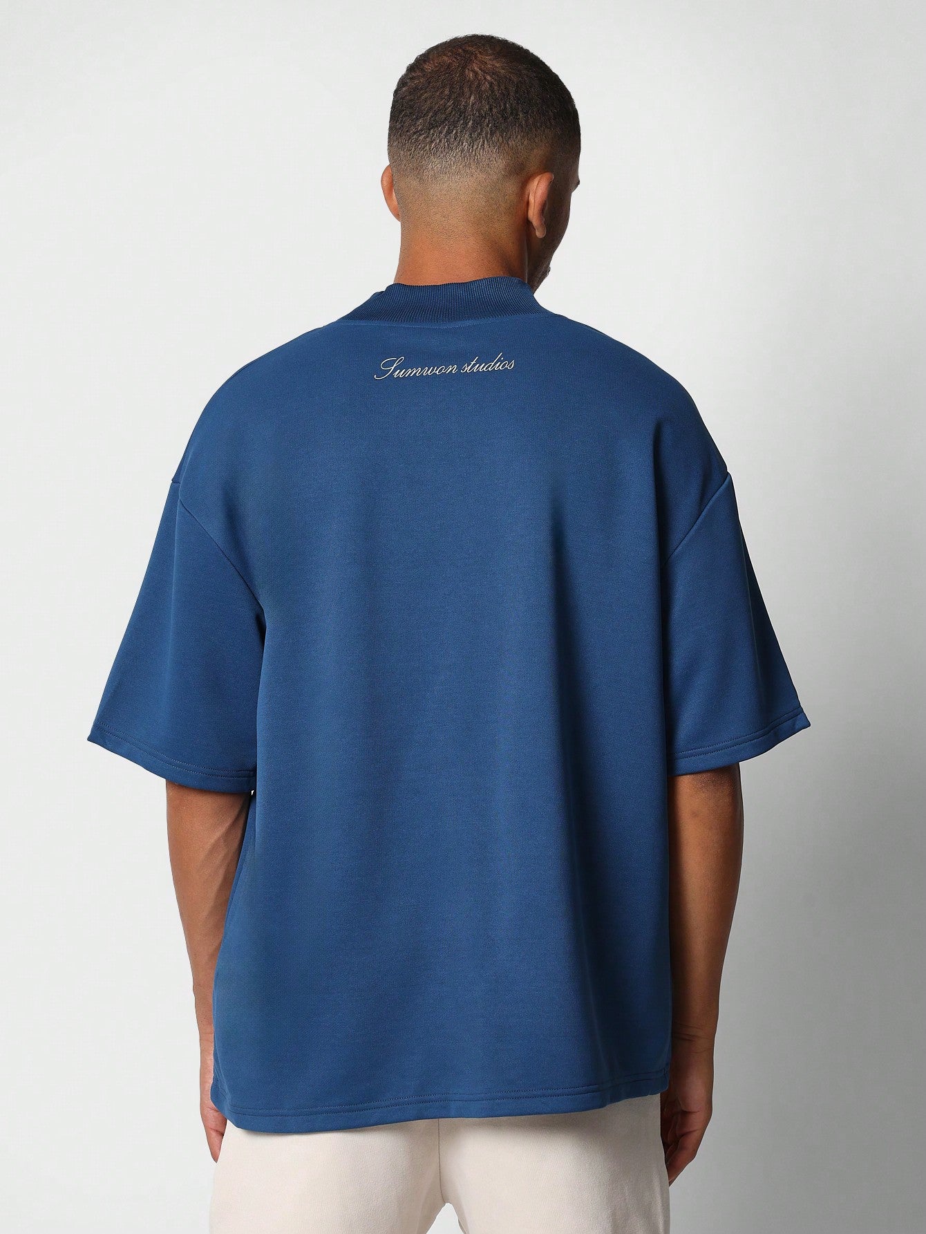 Polo Neck Heavyweight Oversized Fit Tee