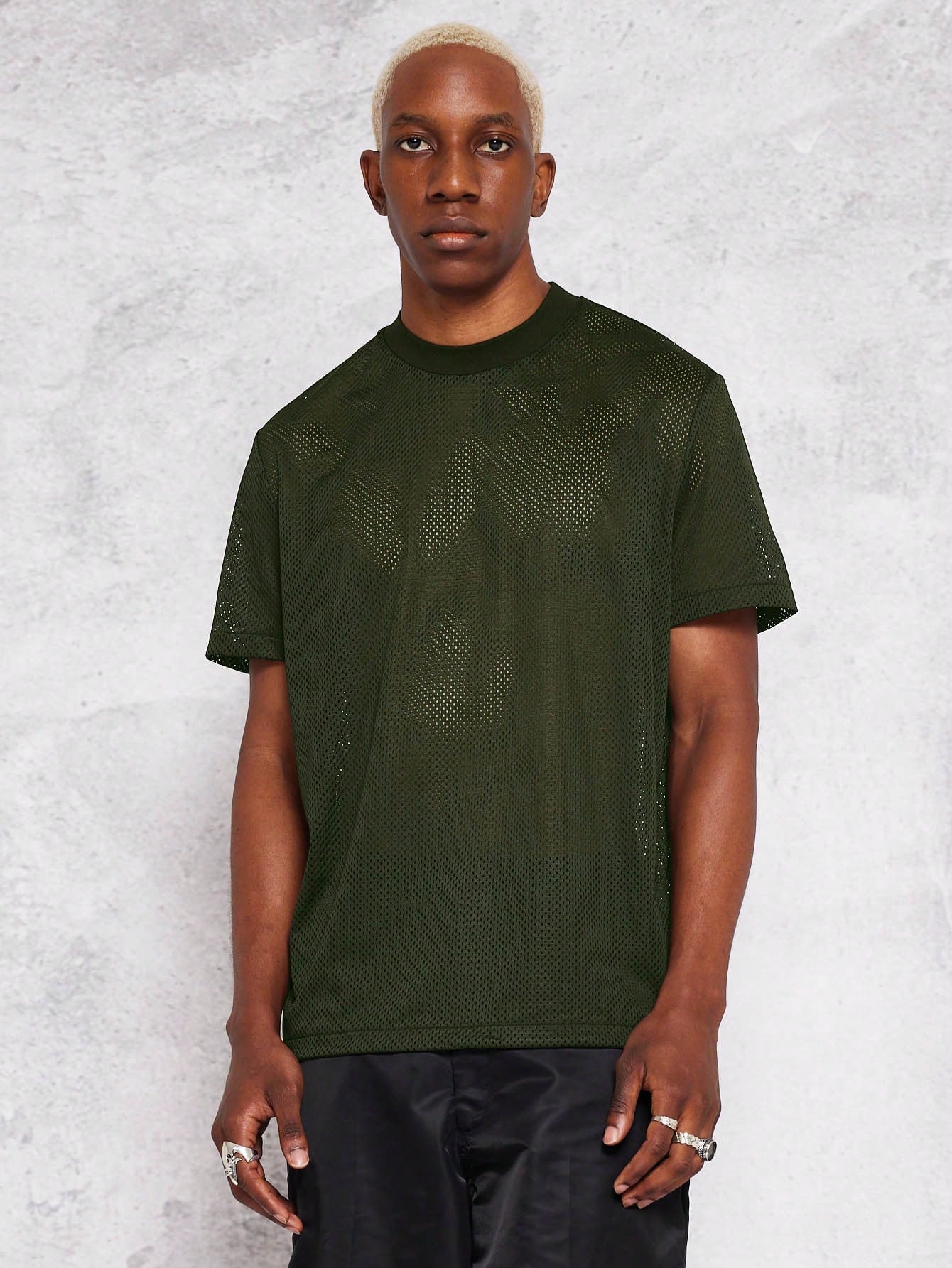 Slim Fit Mesh Tee