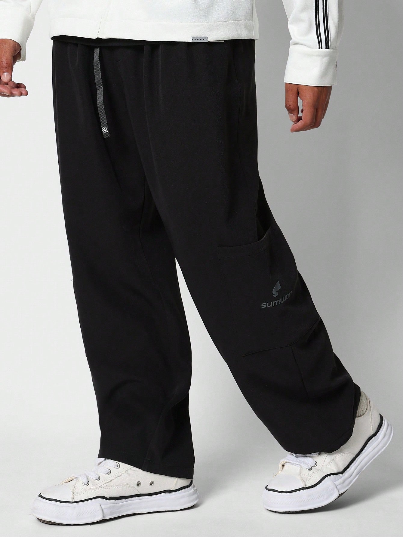 Cargo Woven Pant With Side Print