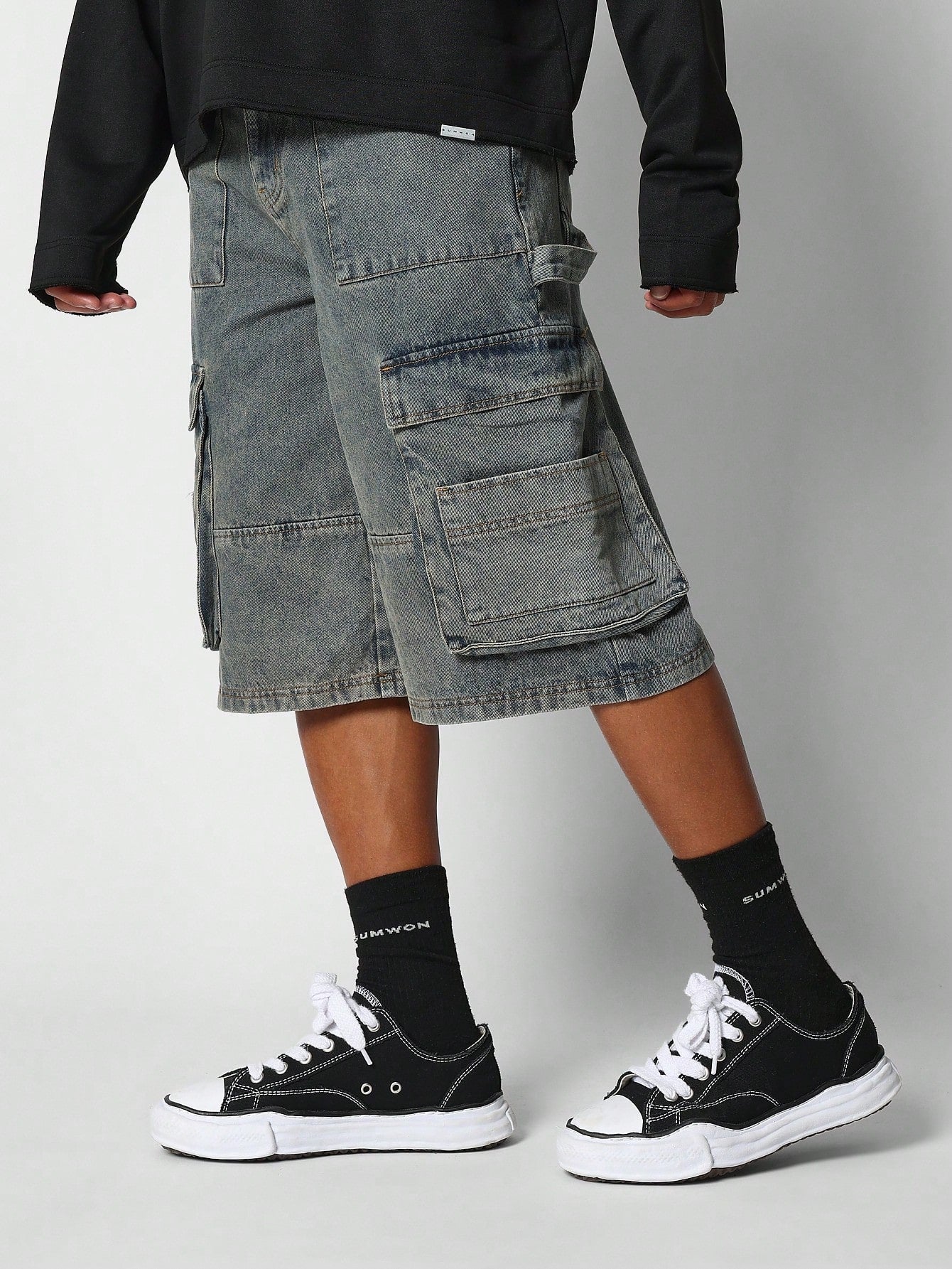 Cargo Denim Jorts