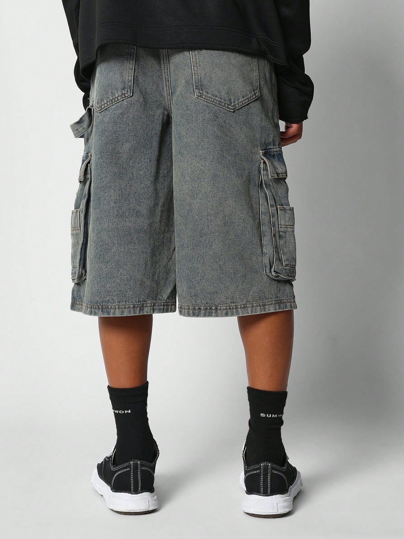 Cargo Denim Jorts