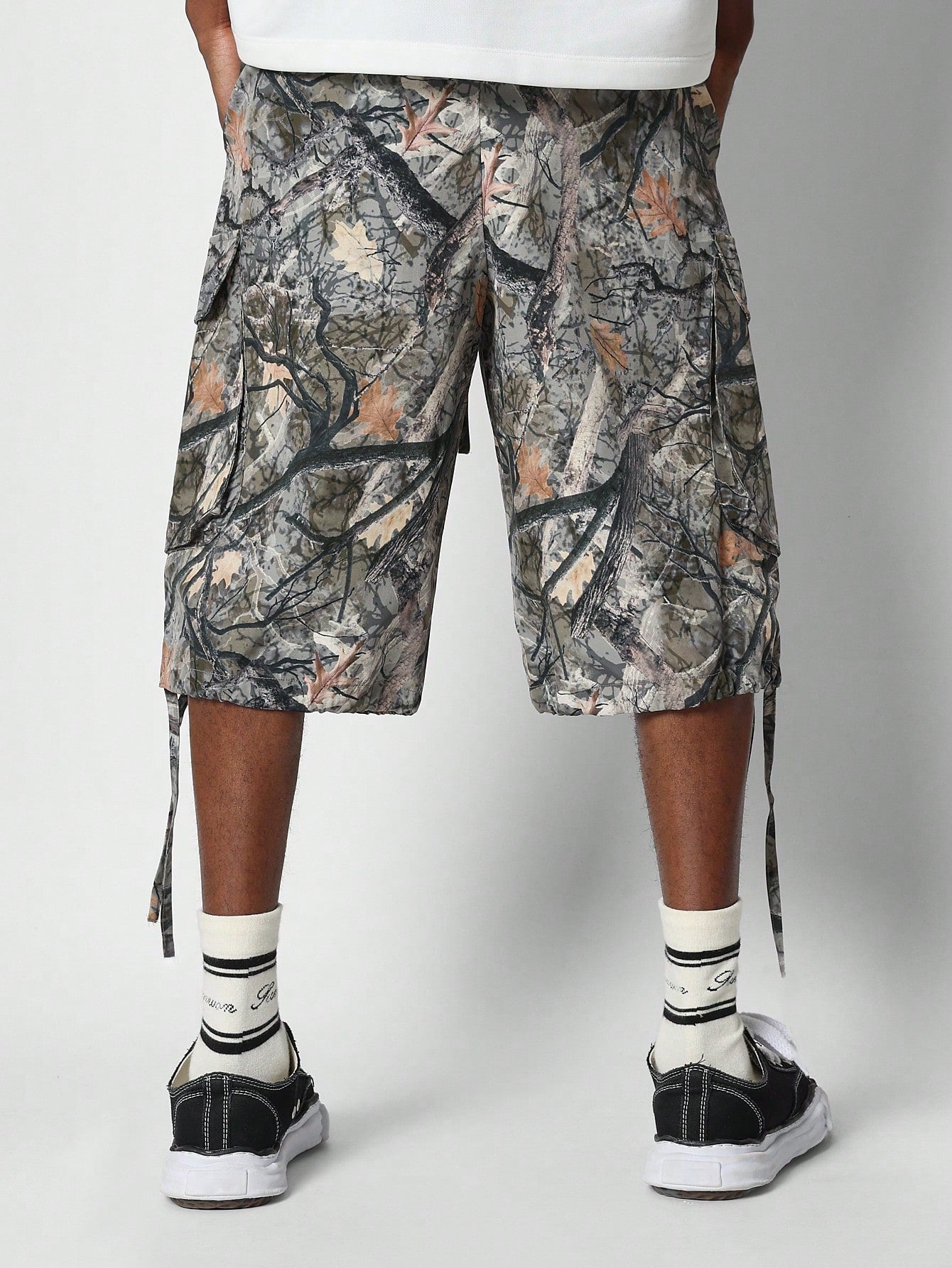 Cargo Jorts With All Over Print