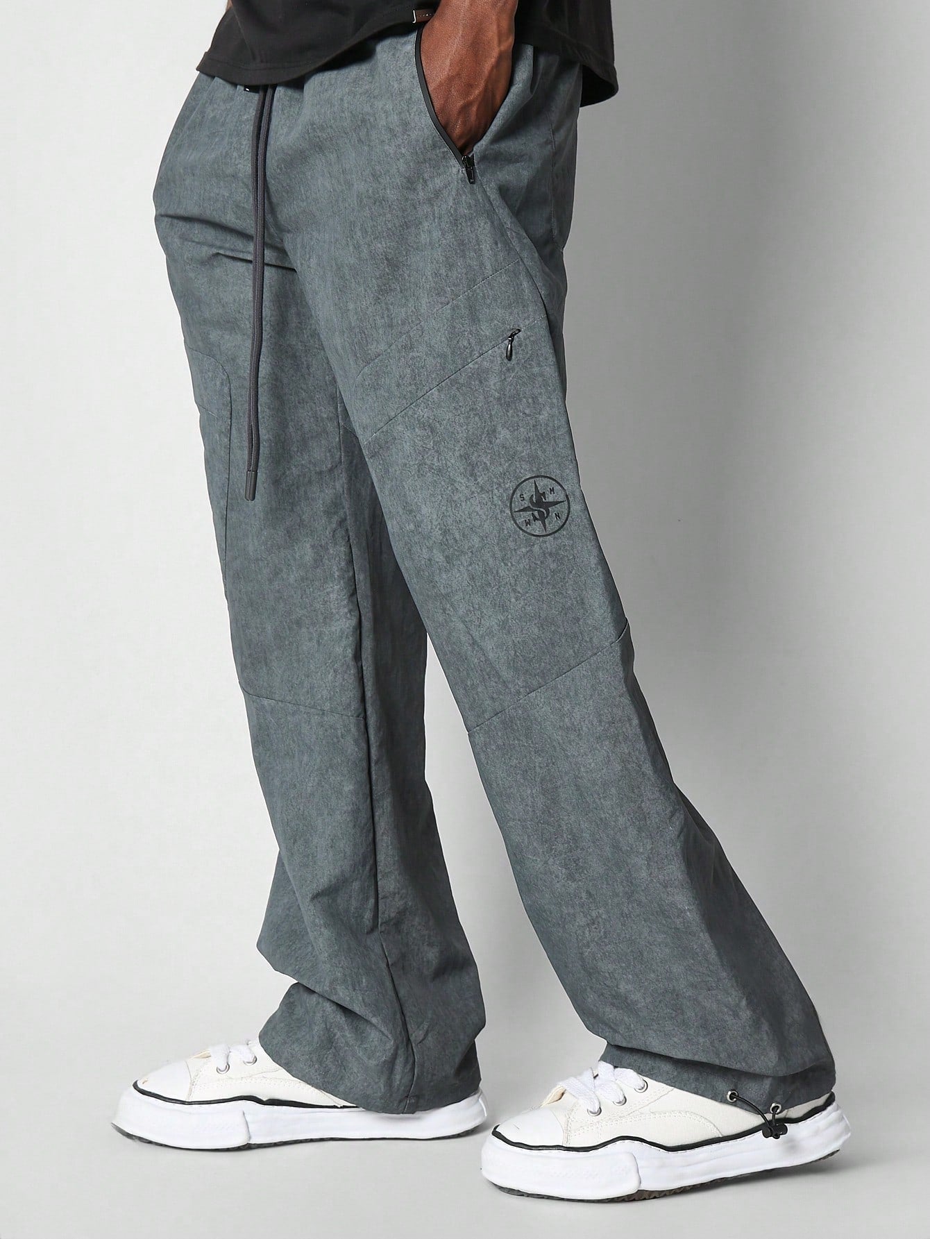 Loose Fit Cargo Pant With Drawcord