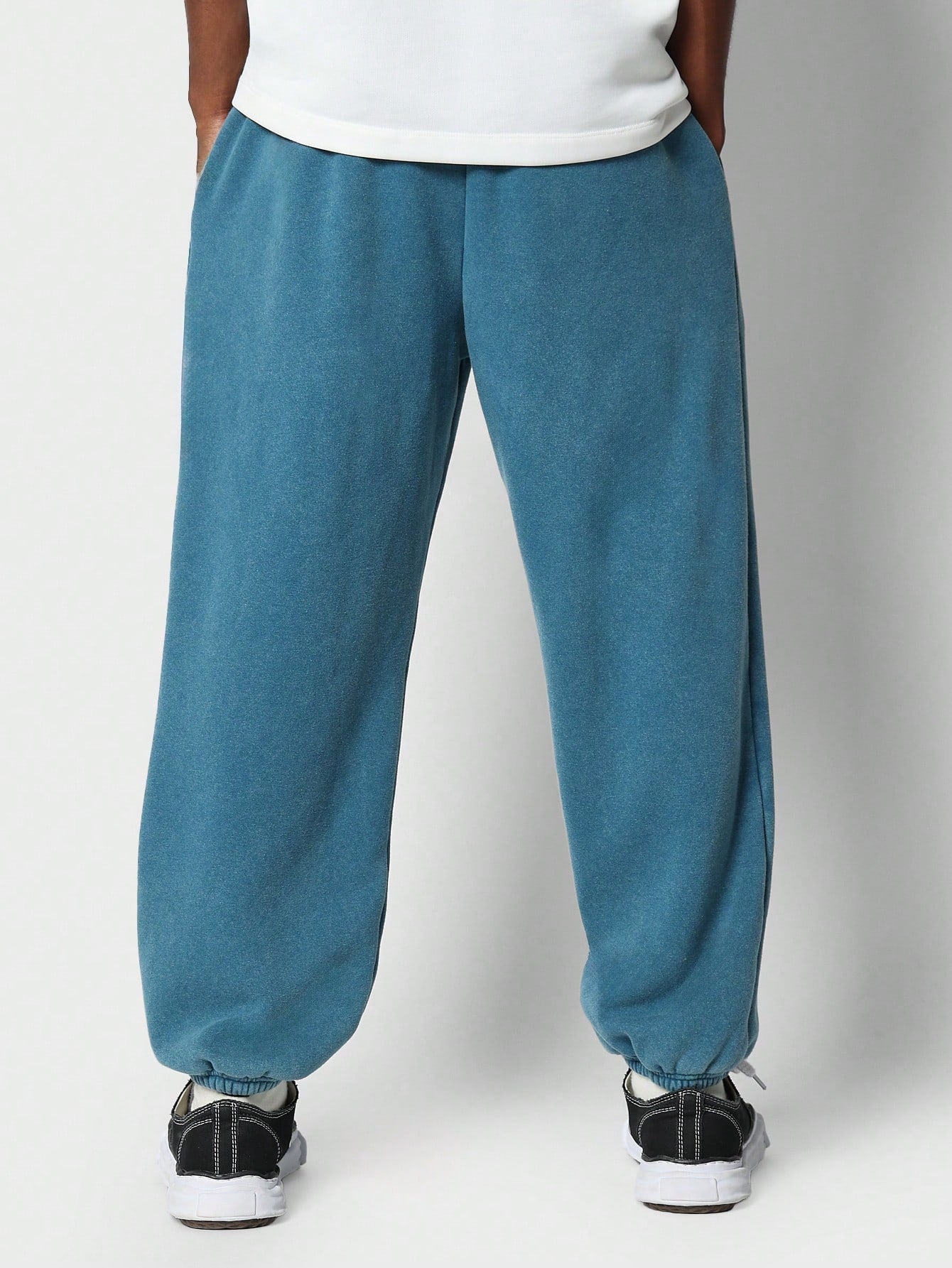 Drop Crotch Washed Jogger