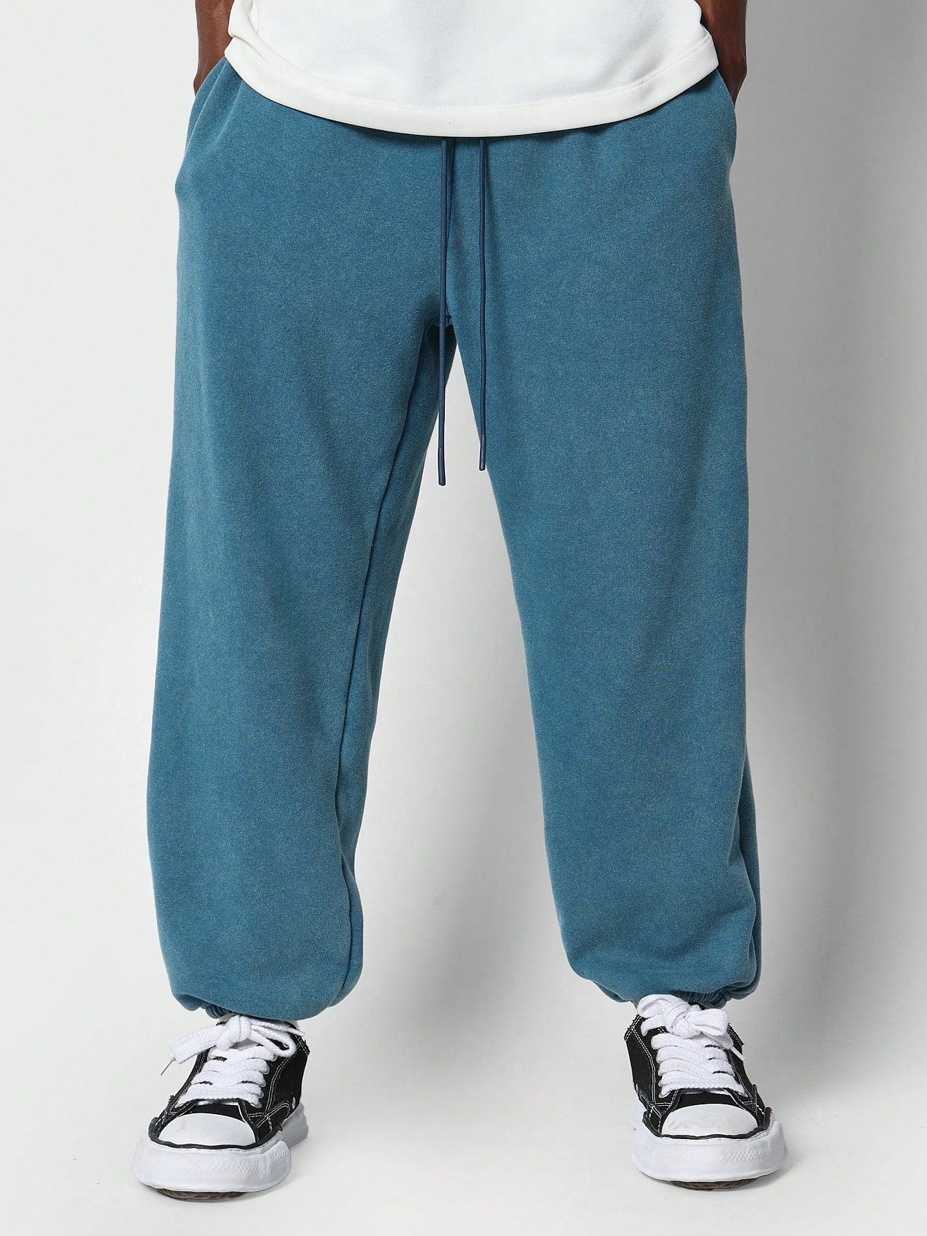 Drop Crotch Washed Jogger