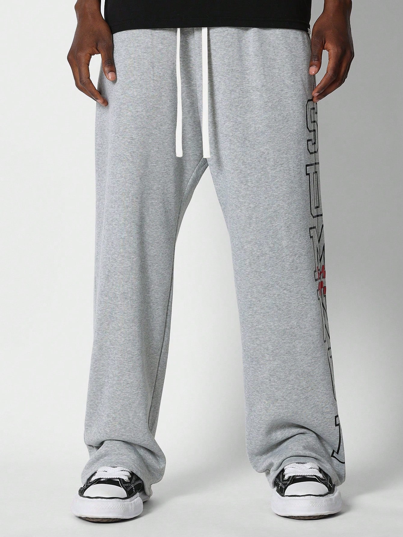 Drop Crotch Jogger Pant With Front Graphic