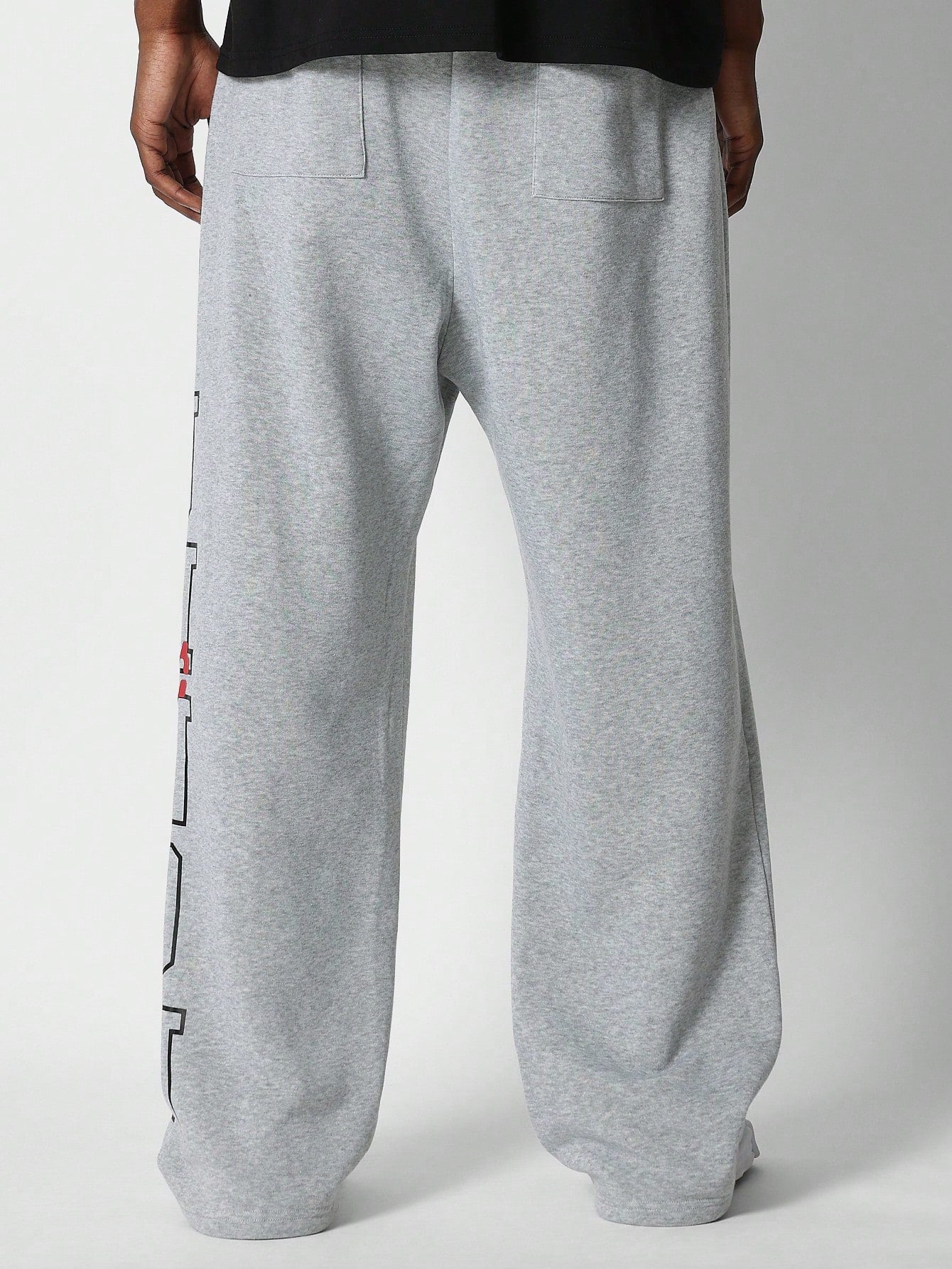 Drop Crotch Jogger Pant With Front Graphic