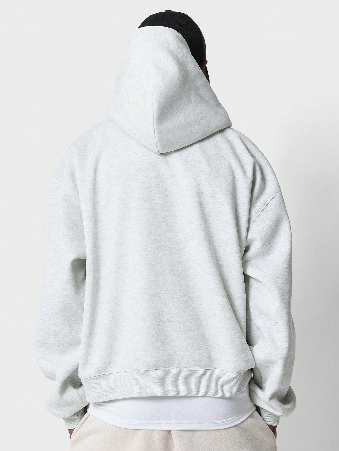 Overhead Hoodie With Front Print