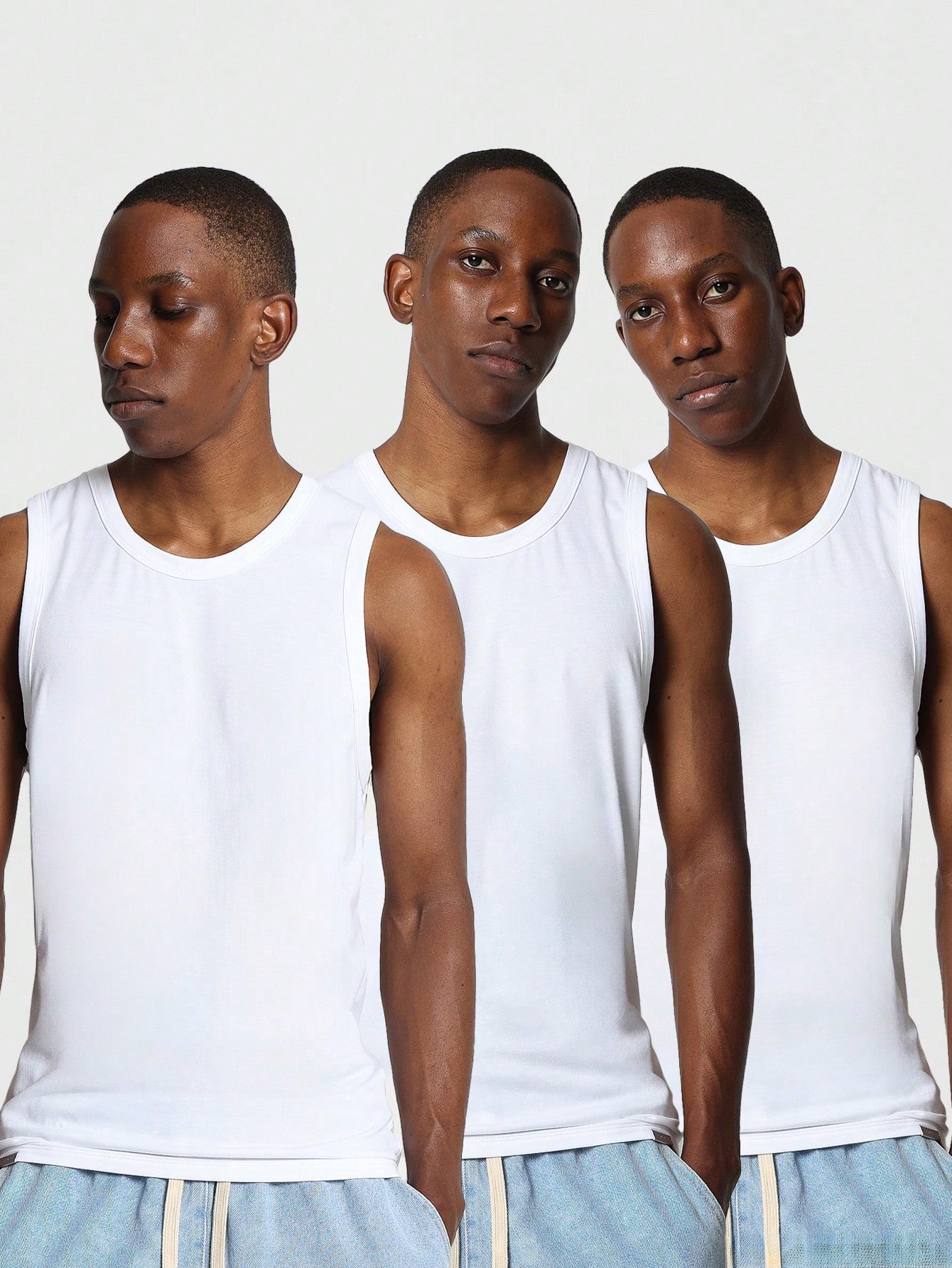 3 Pack Regular Fit Essential Tank Top