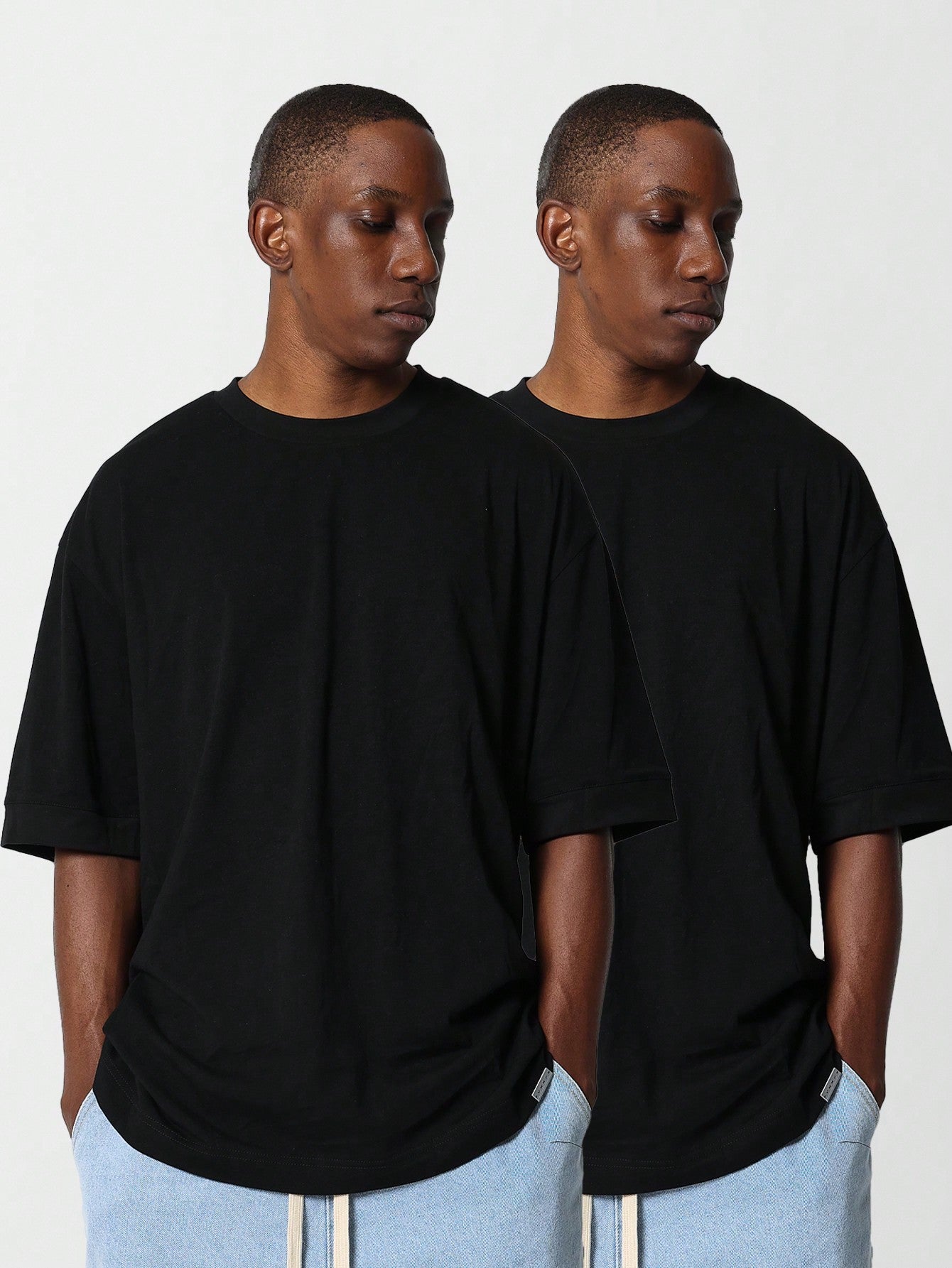 Oversized Fit Essential Tee 2 Pack