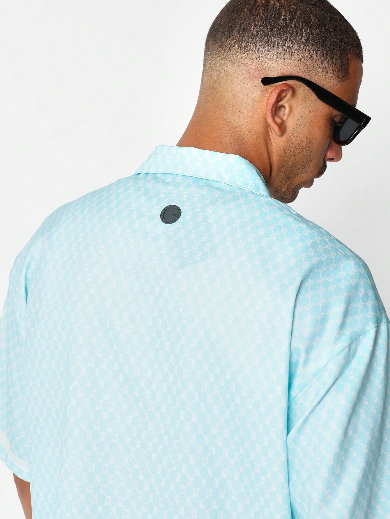 Relaxed Fit Revere Shirt With California Beach Graphic Print