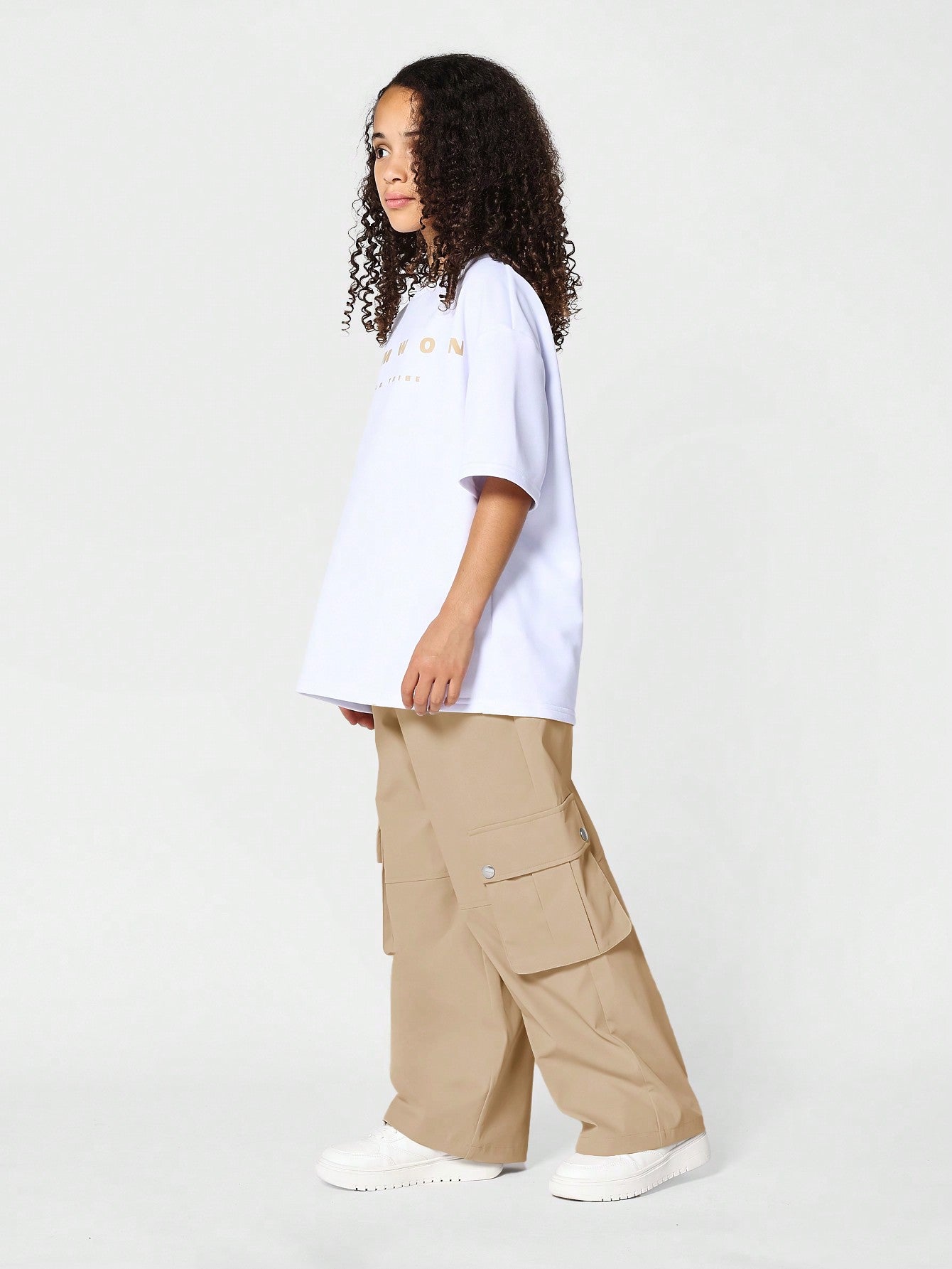 Tween Girl Pull On Cargo Pant