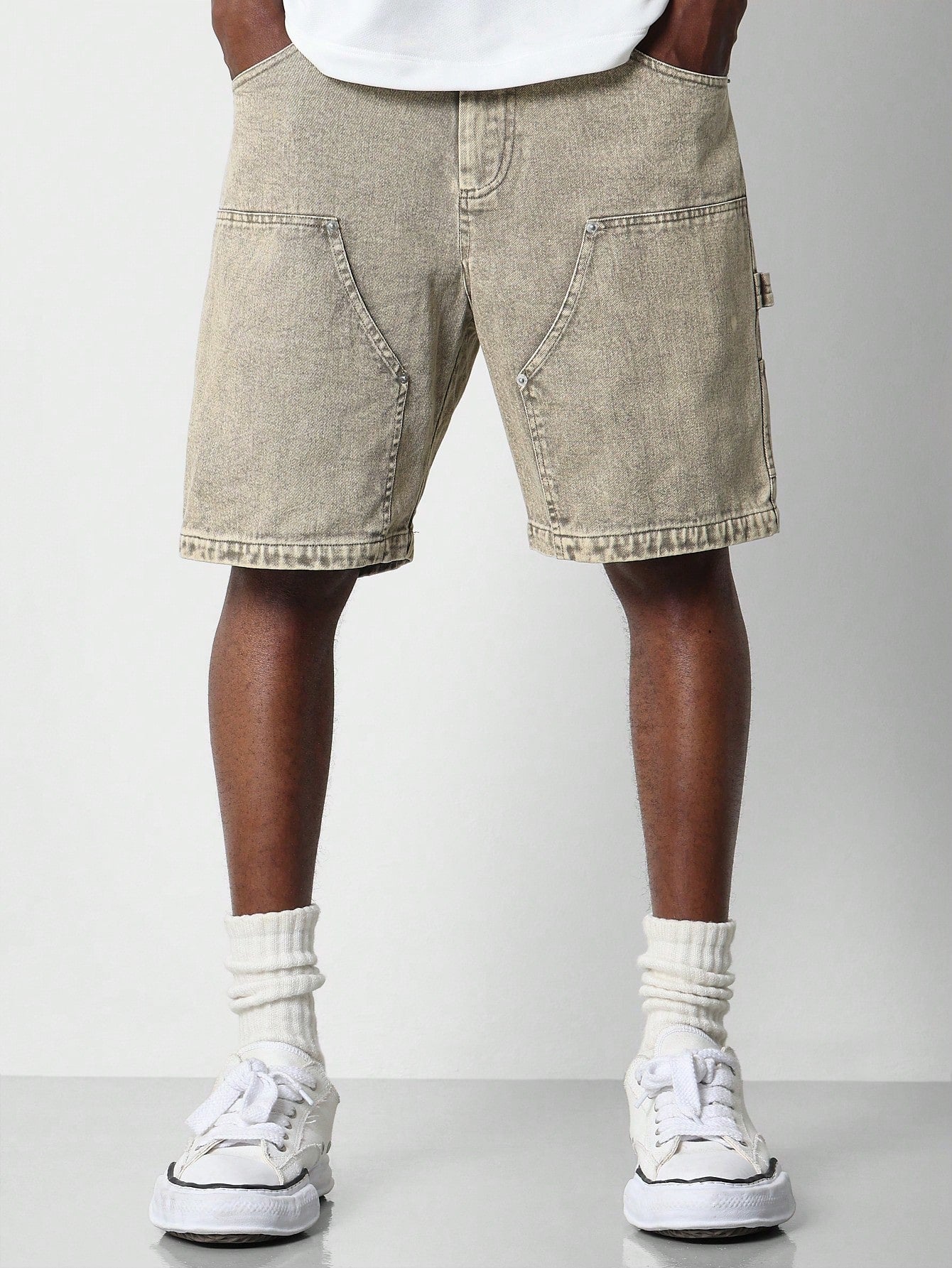 Twill Carpenter Detail Short