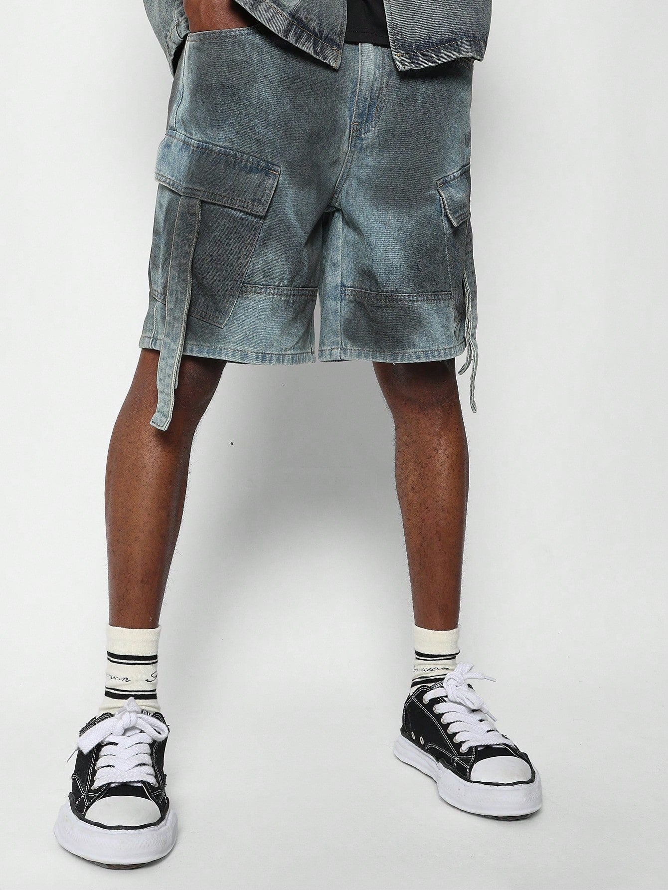 Denim Bermuda Cargo Short