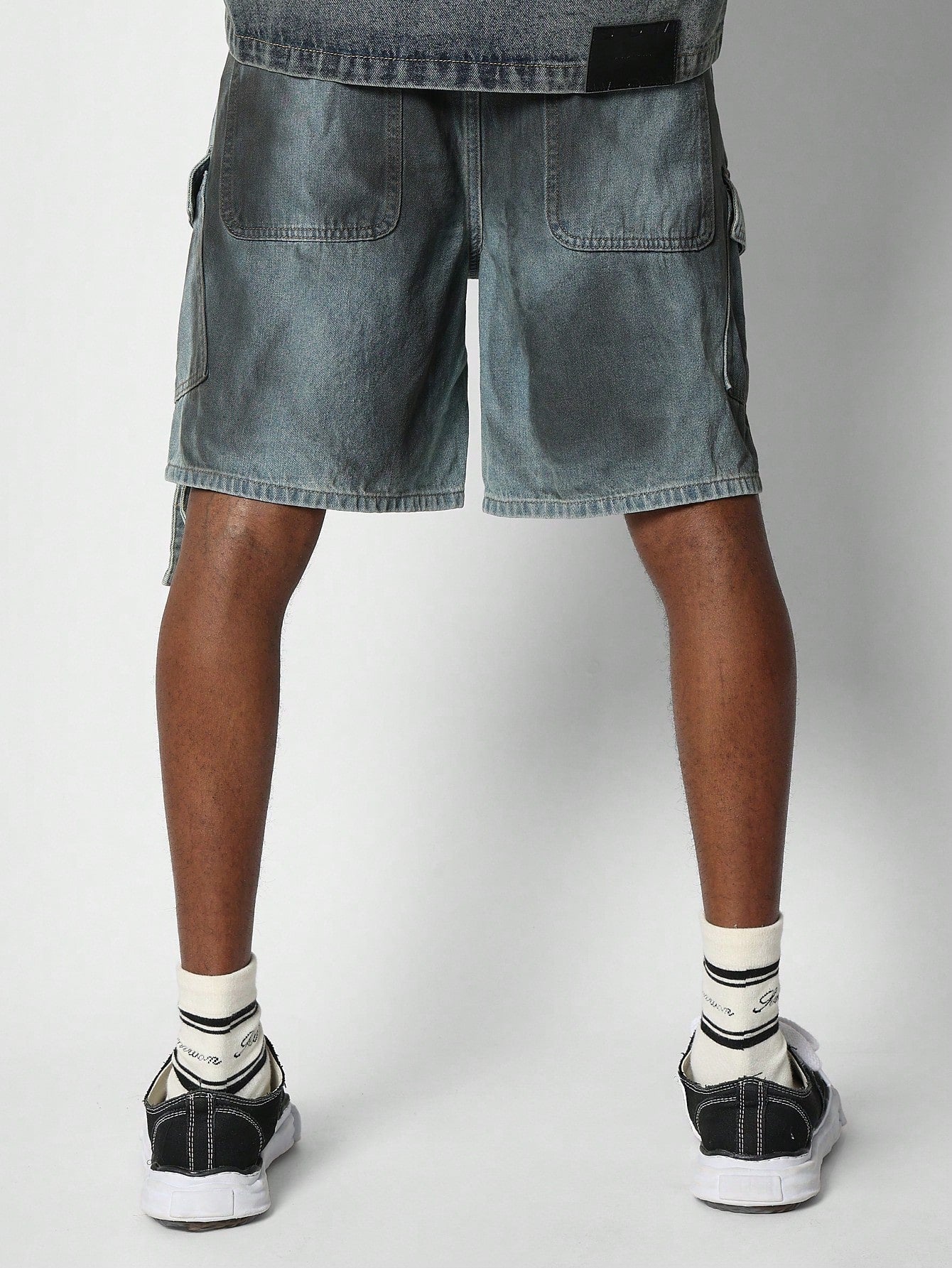 Denim Bermuda Cargo Short